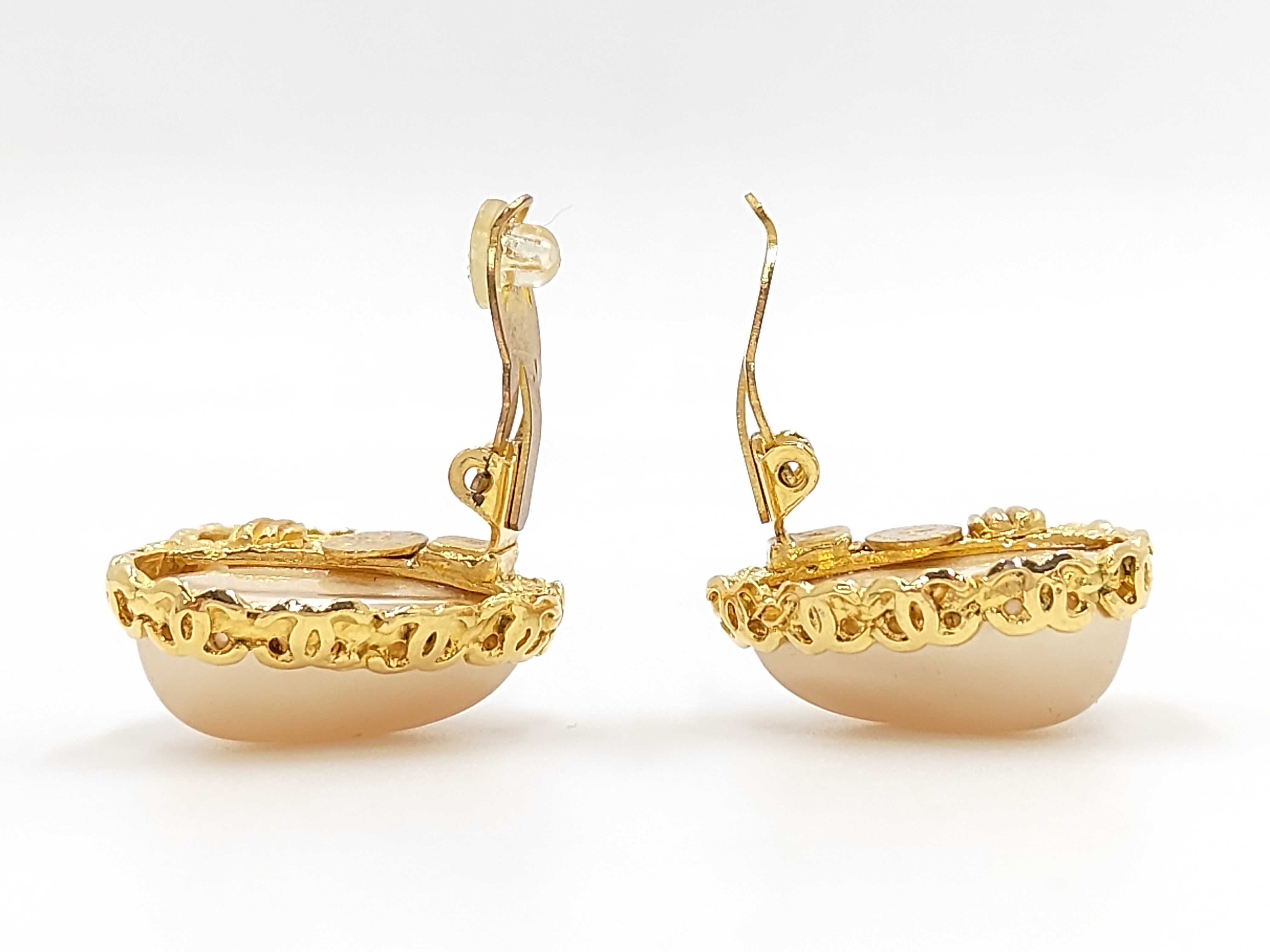 Heart Pearl Earrings — view 3