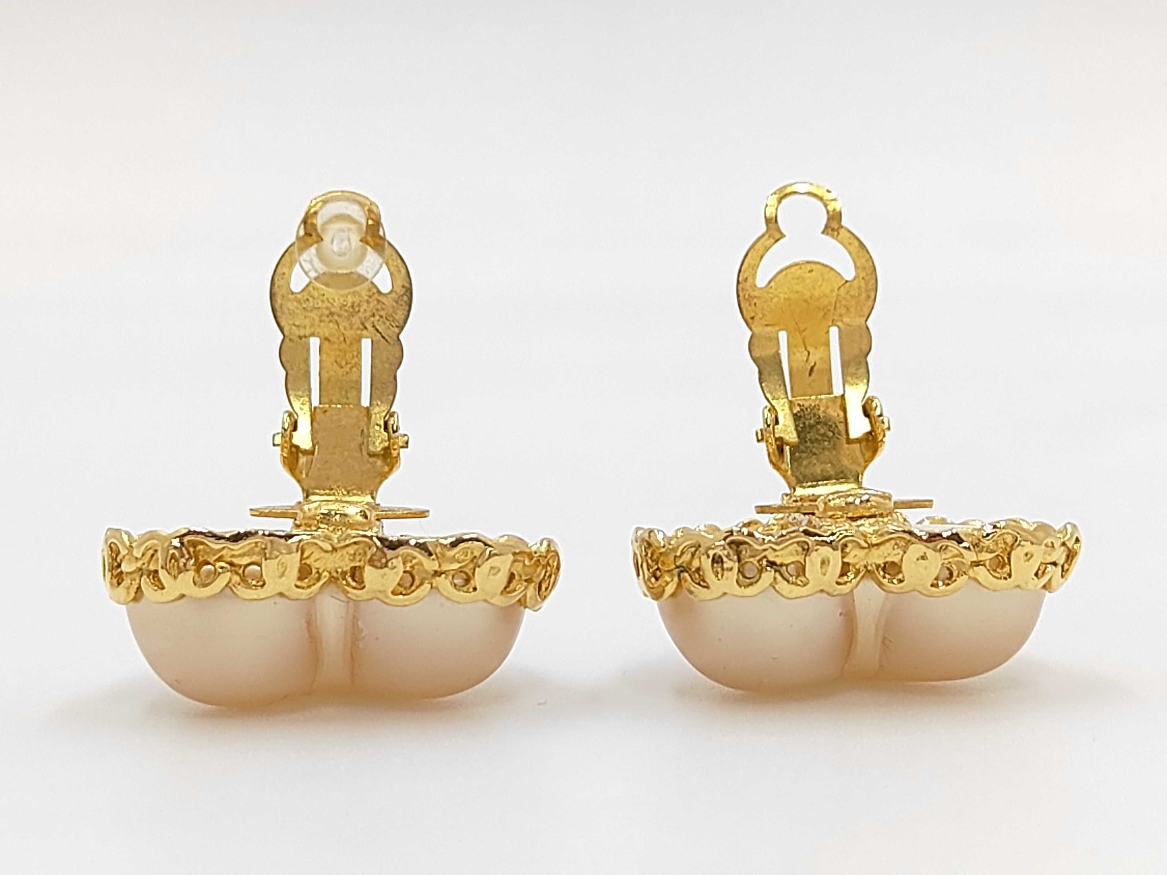 Heart Pearl Earrings — view 4