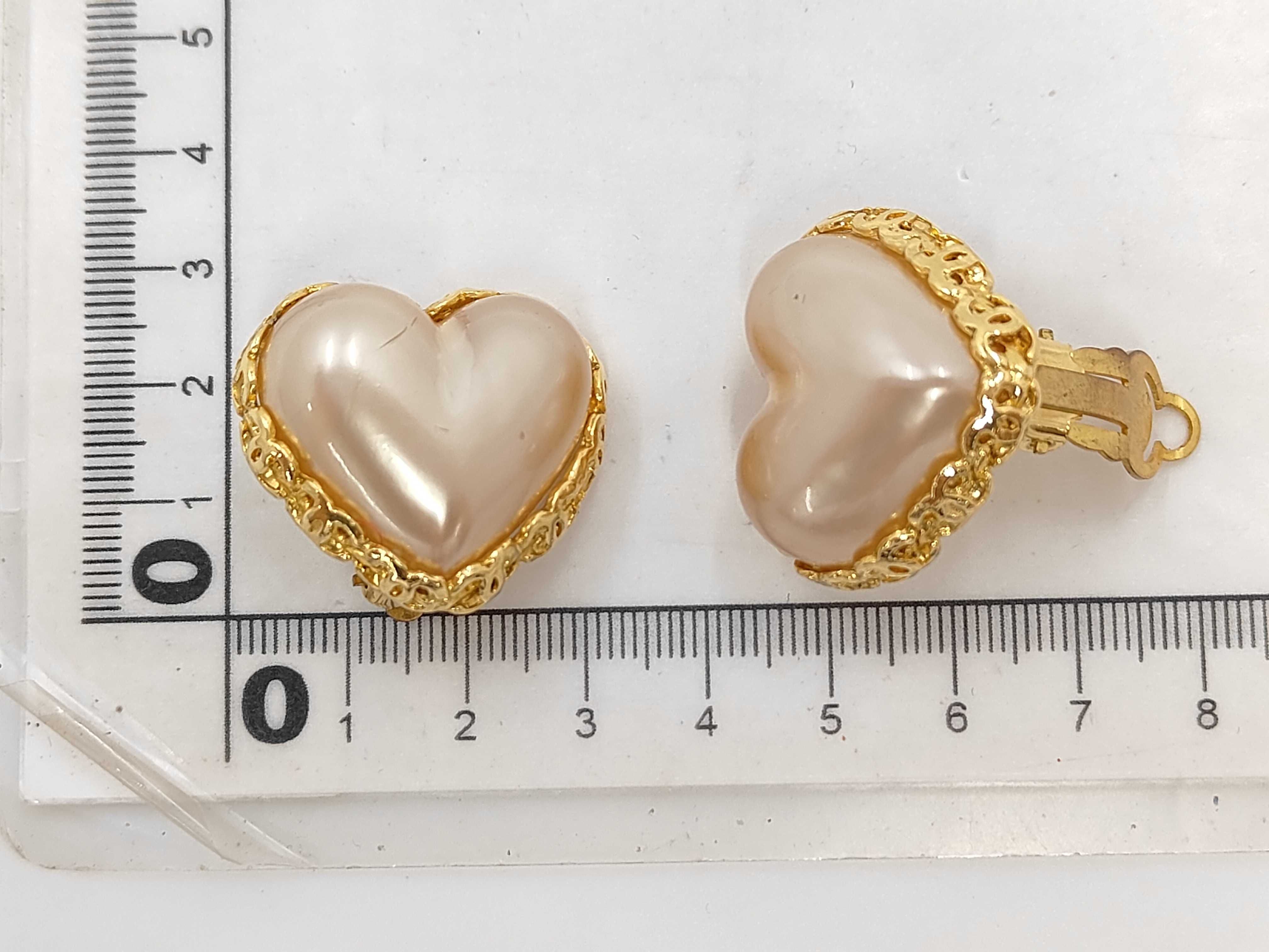 Heart Pearl Earrings — view 6
