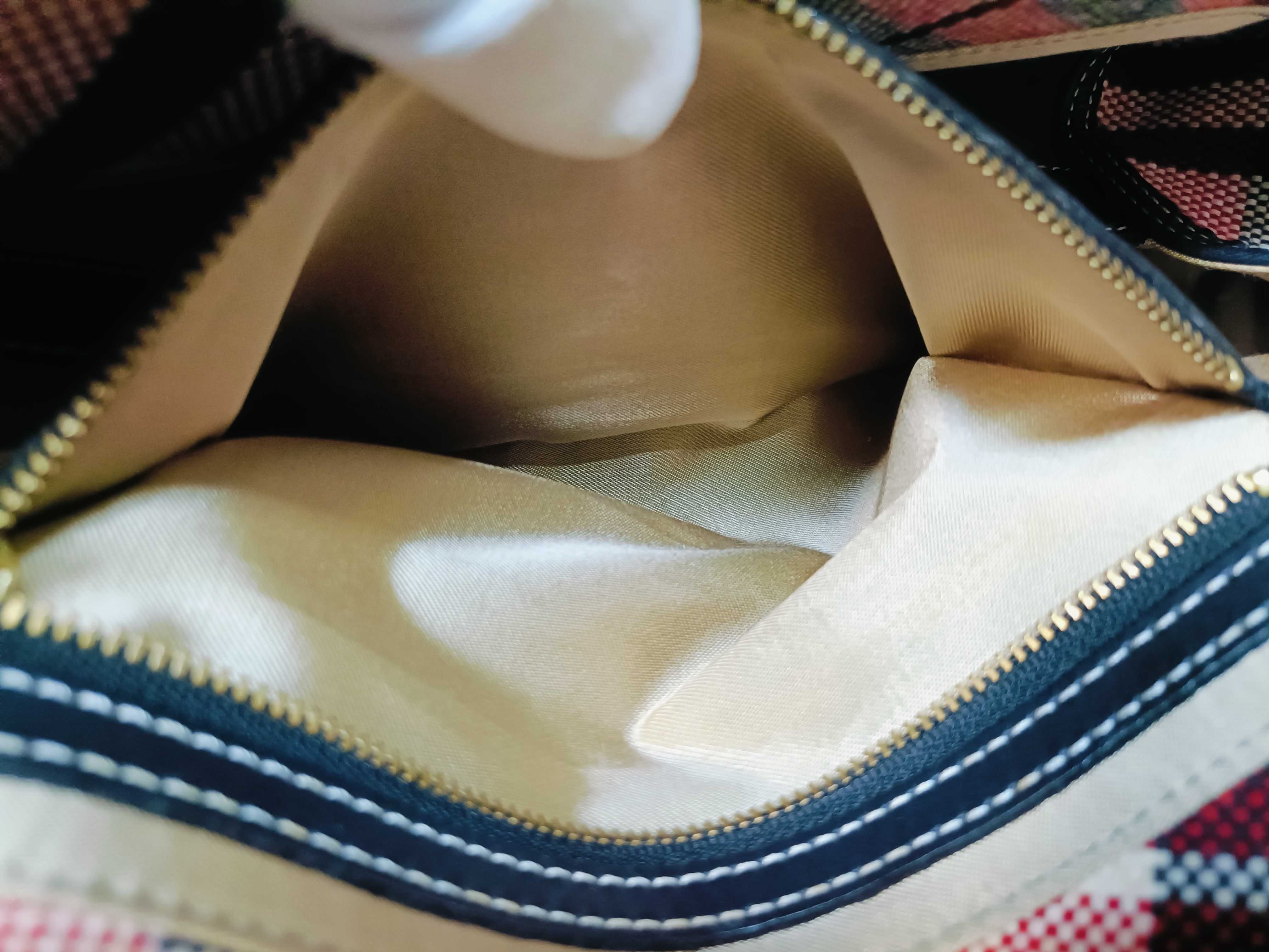 Blue Label Nylon x Leather Tote Handbag — view 13