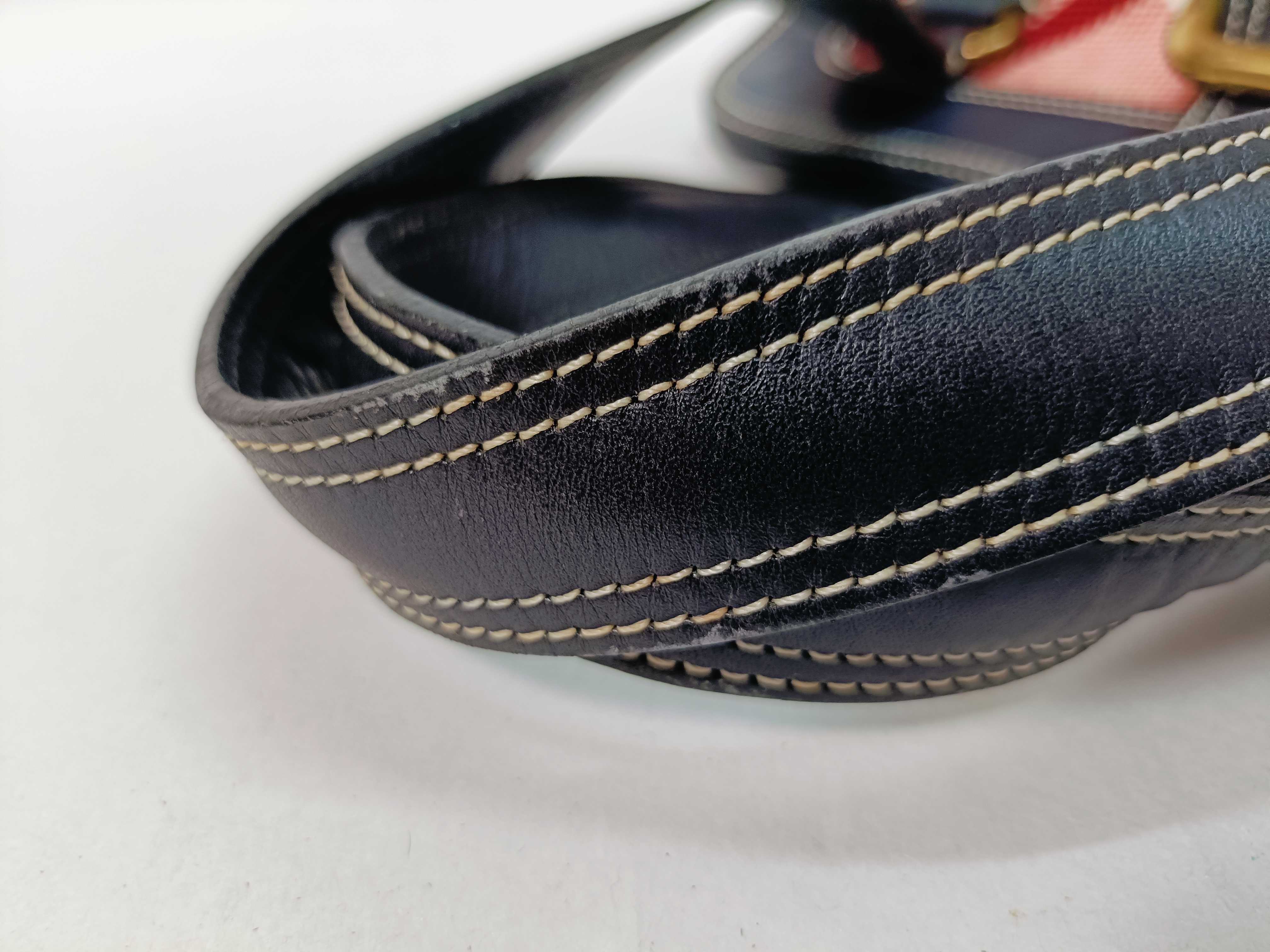 Blue Label Nylon x Leather Tote Handbag — view 4