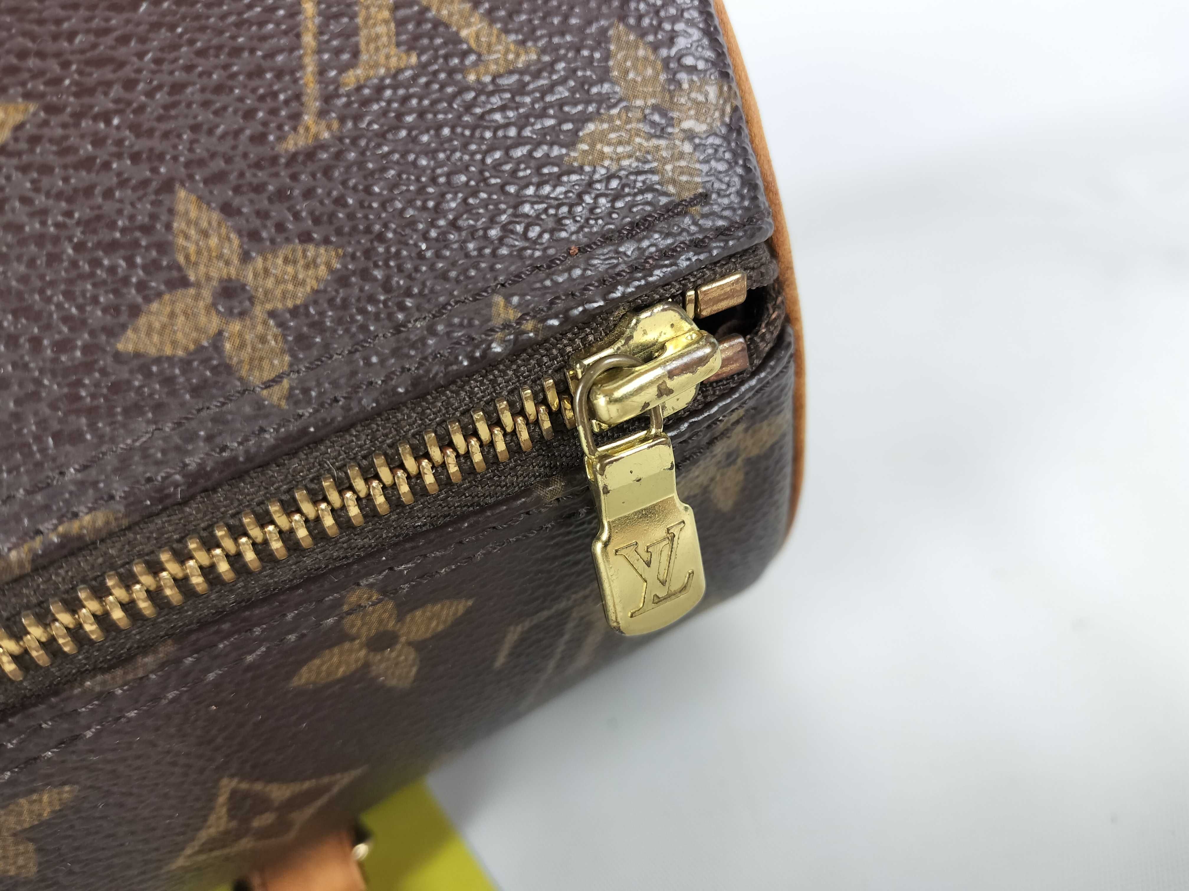 Monogram Papillon Handbag with Pouch — view 7