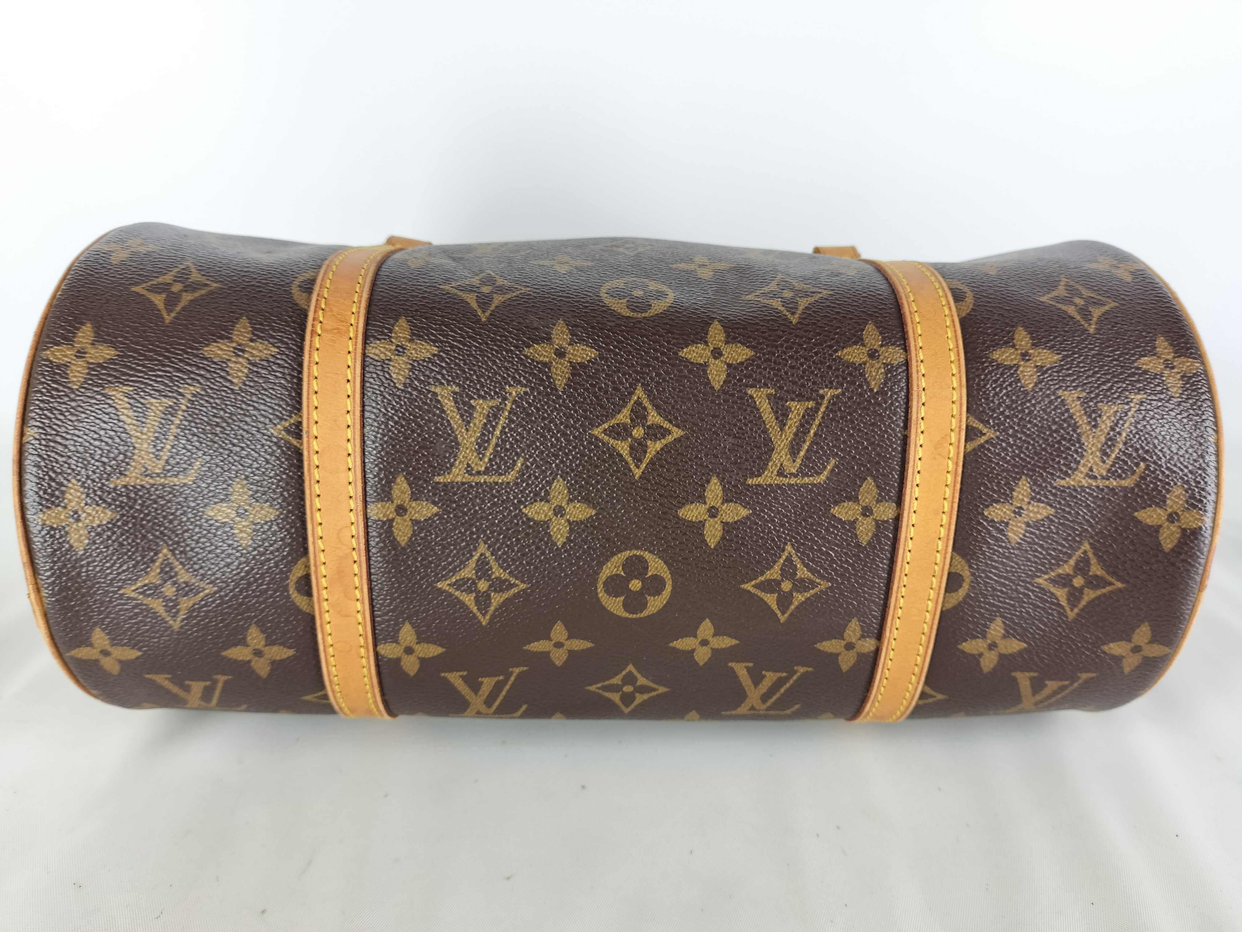 Monogram Papillon Handbag with Pouch — view 9