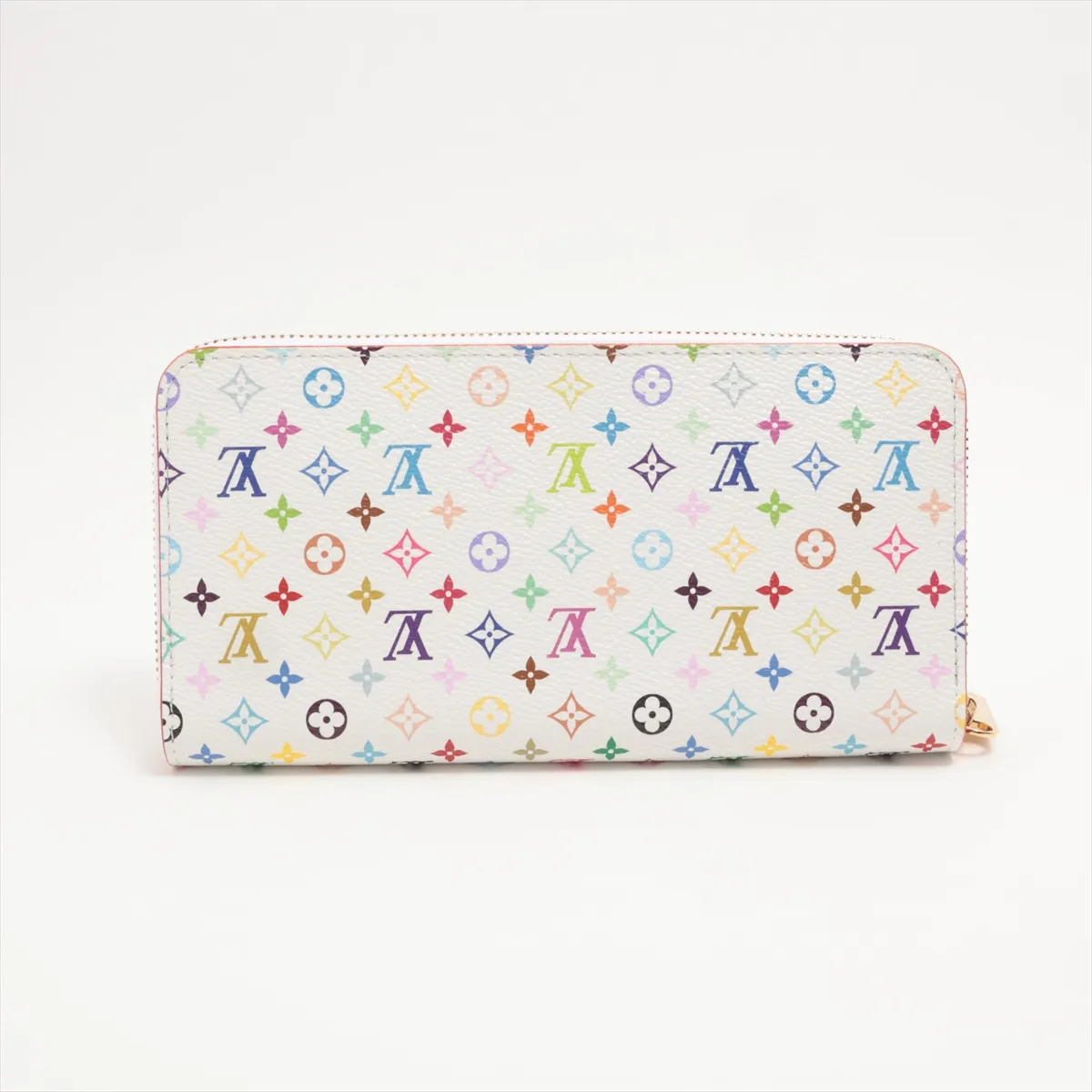 LV×TM Multicolor Zippy Wallet M13922 Bronze Round Zip Wallet RFID Reactive — view 2