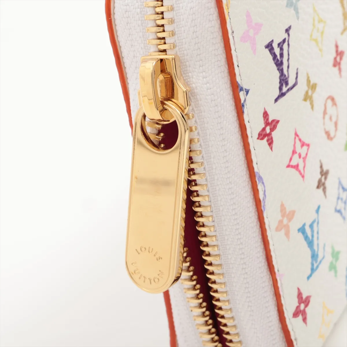 LV×TM Multicolor Zippy Wallet M13922 Bronze Round Zip Wallet RFID Reactive — view 13