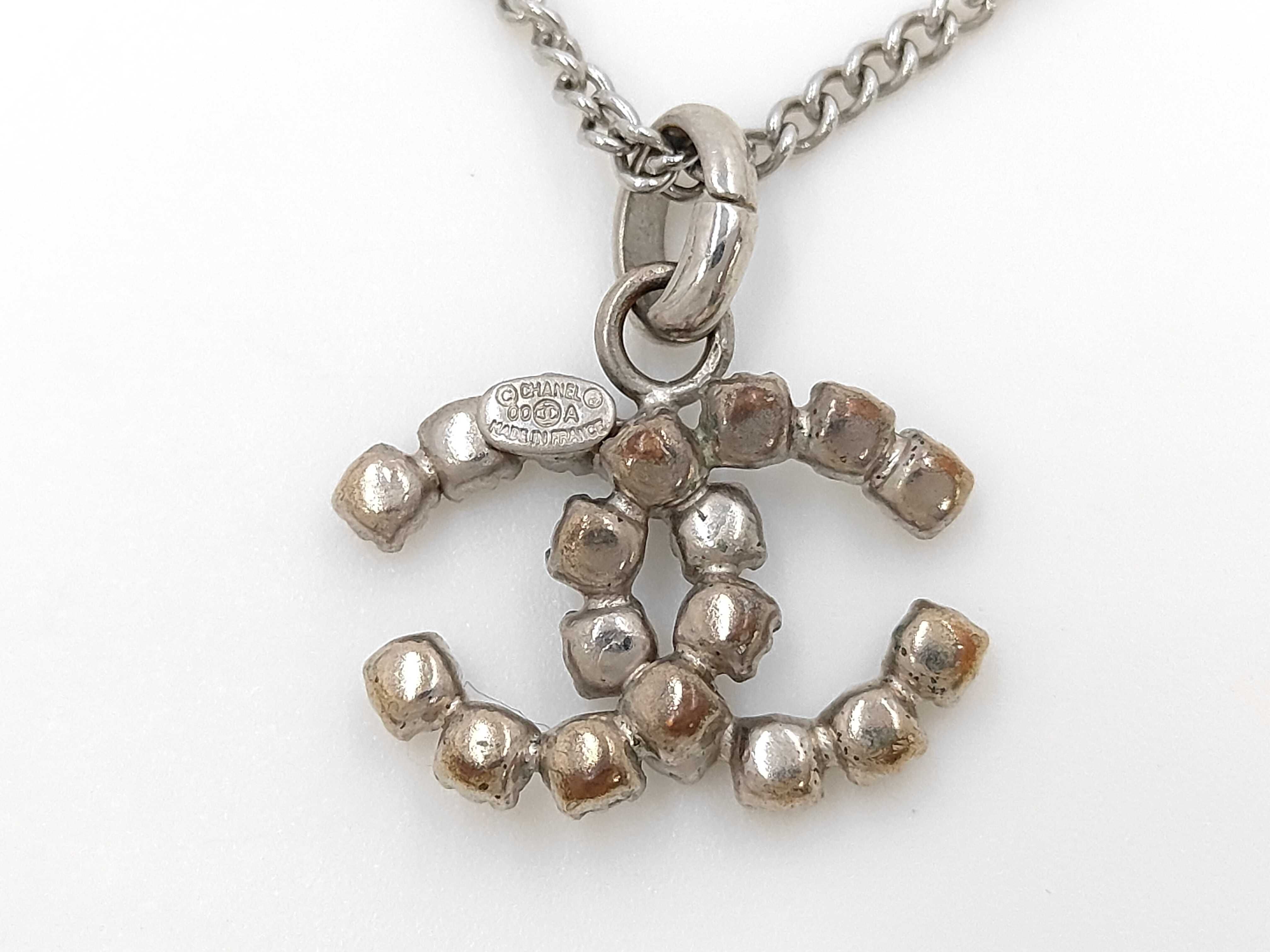 Coco Mark Necklace 00A Rhinestone Necklace — view 3