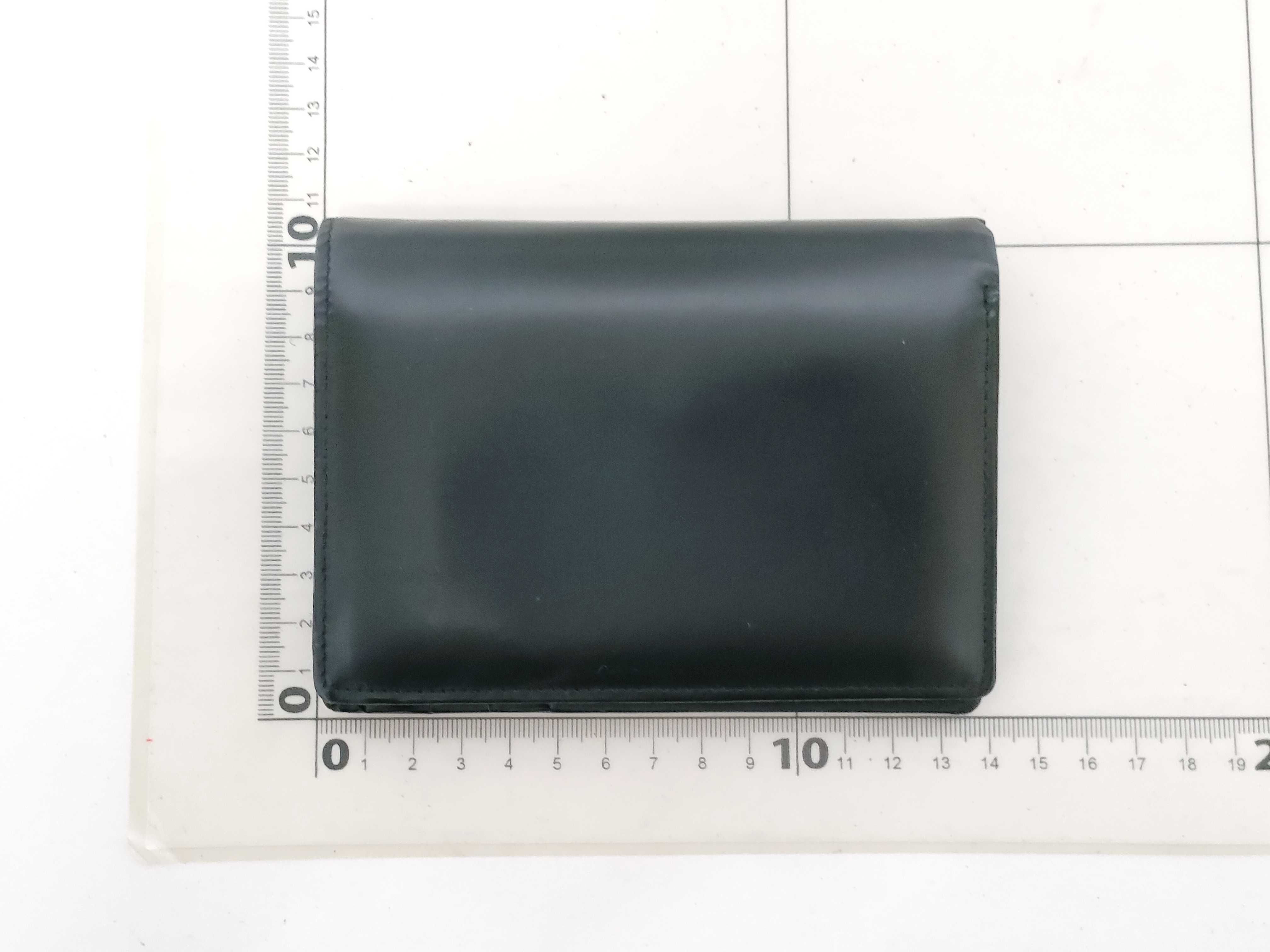 Leather Check Folding Wallet — view 2