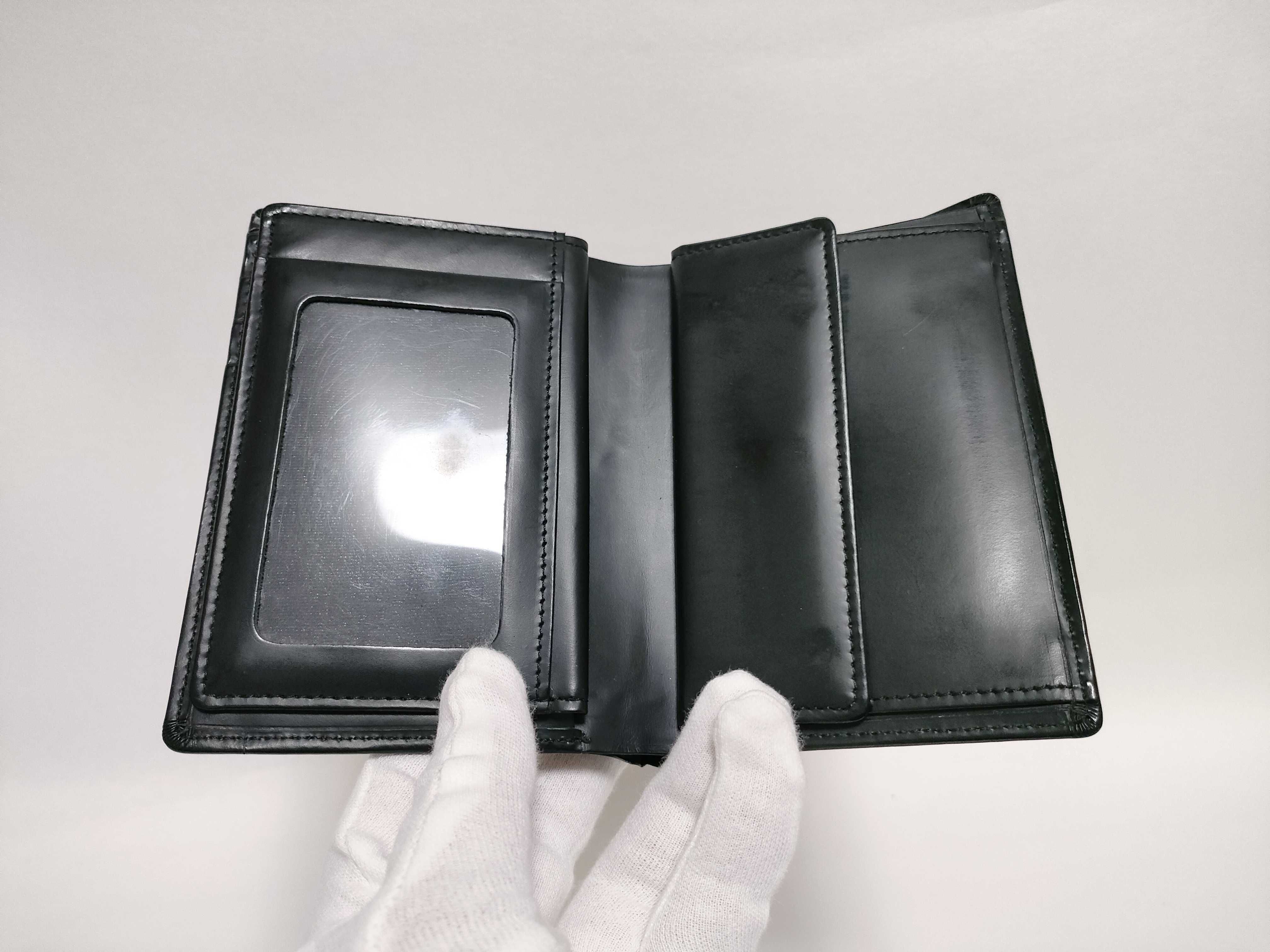 Leather Check Folding Wallet — view 11