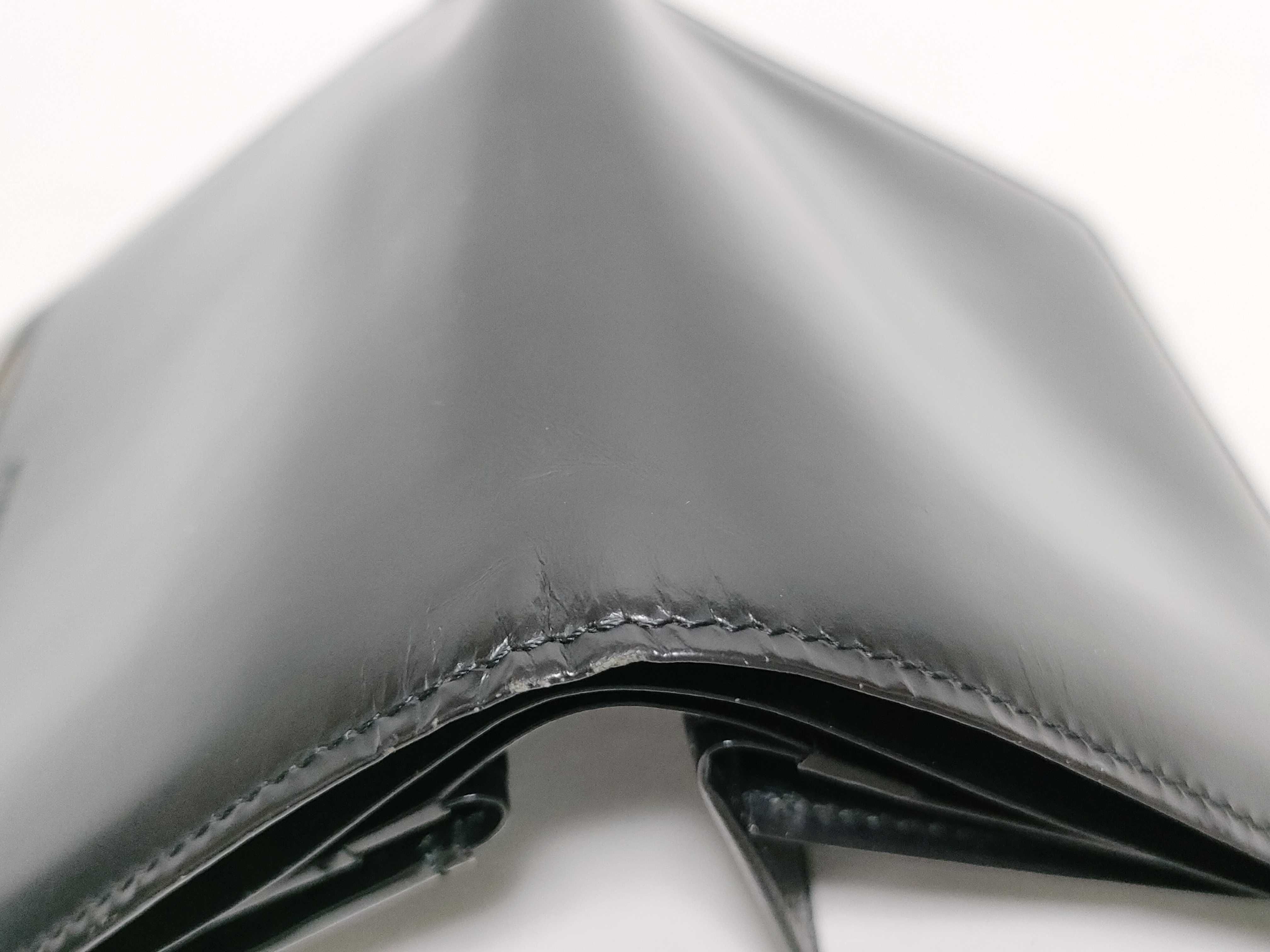Leather Check Folding Wallet — view 15