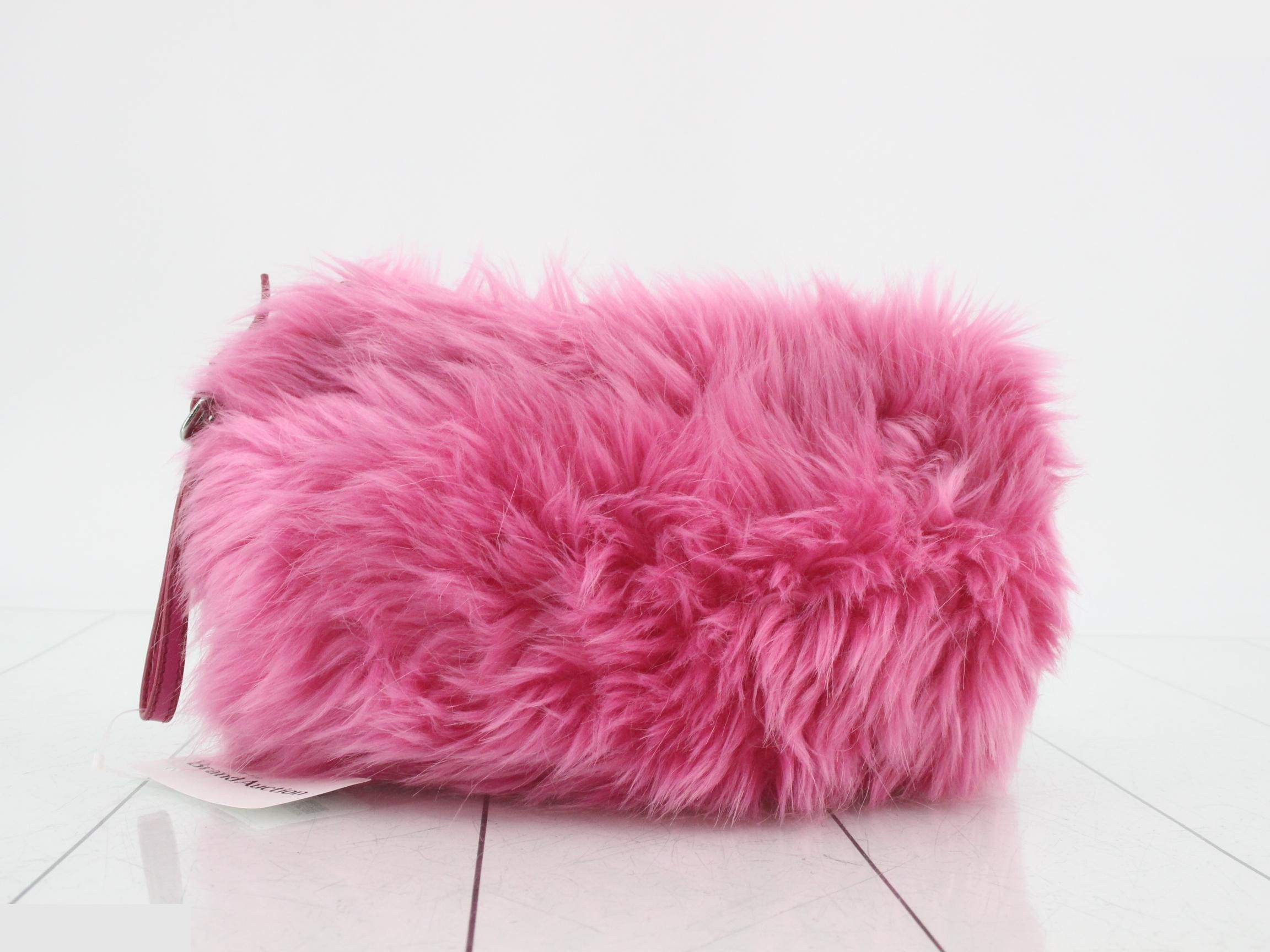 Other lines: Bags/Clutch Pouches, Pink, Fur — view 2