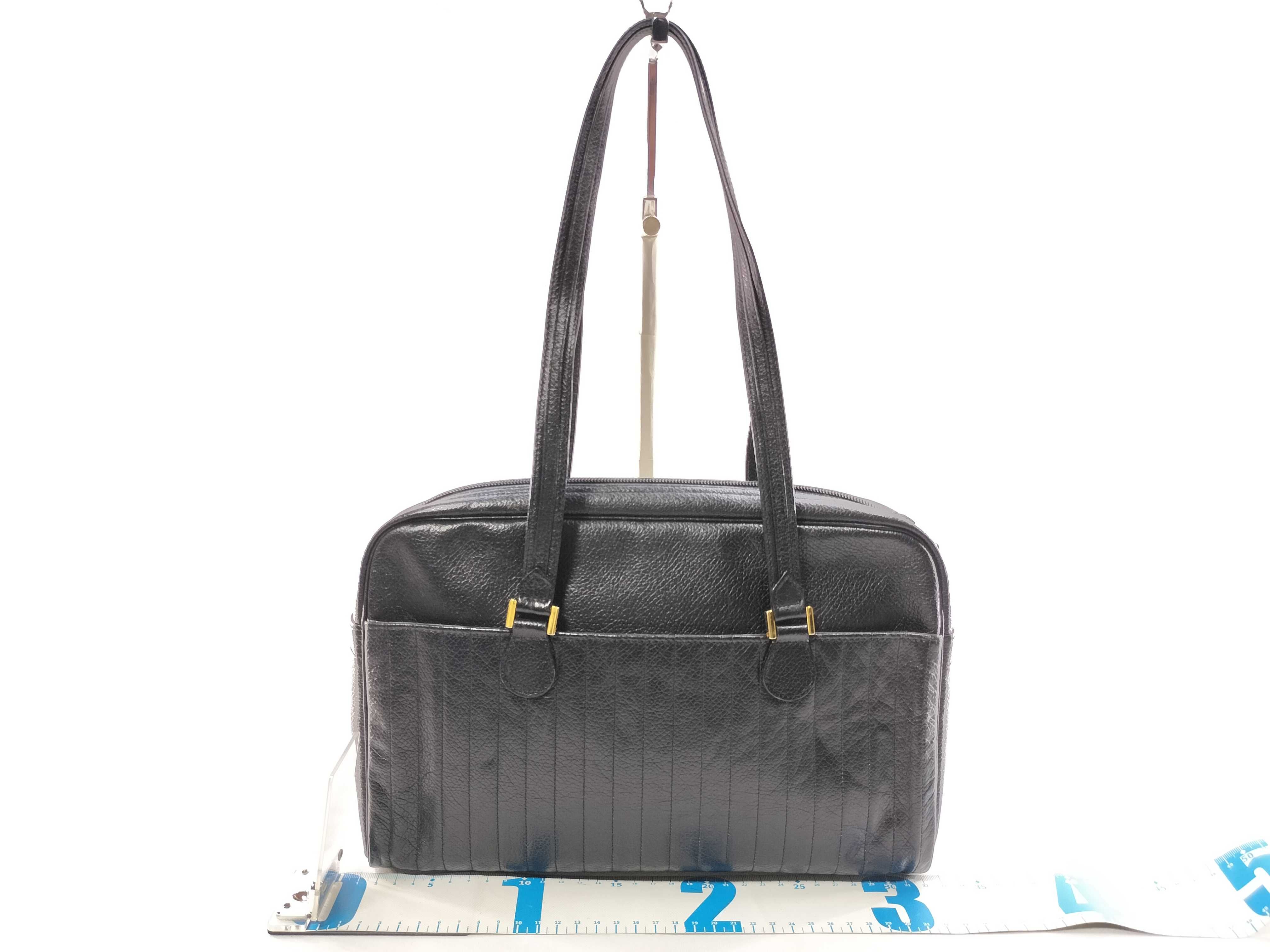 old leather tote bag — view 2