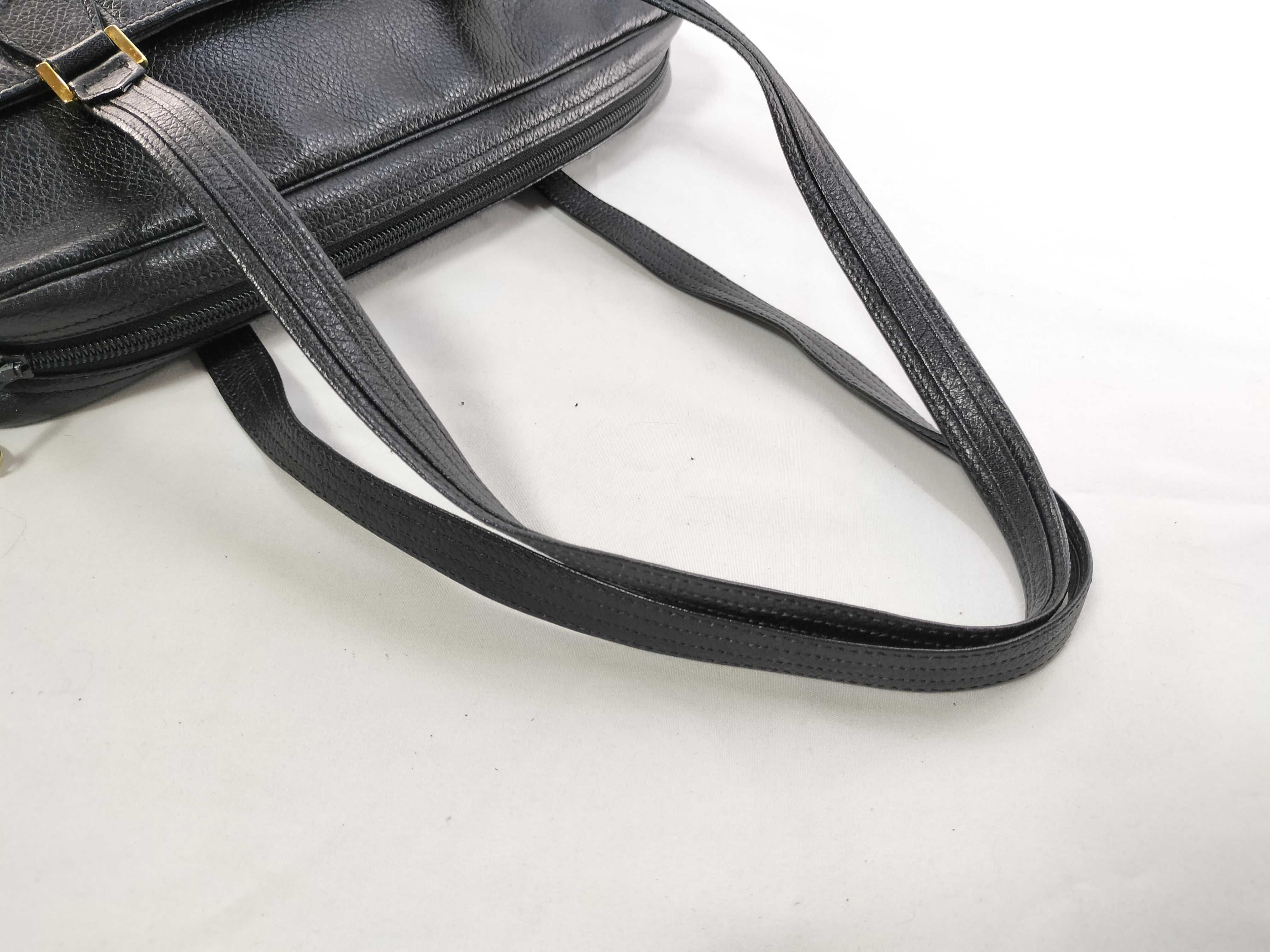 old leather tote bag — view 3