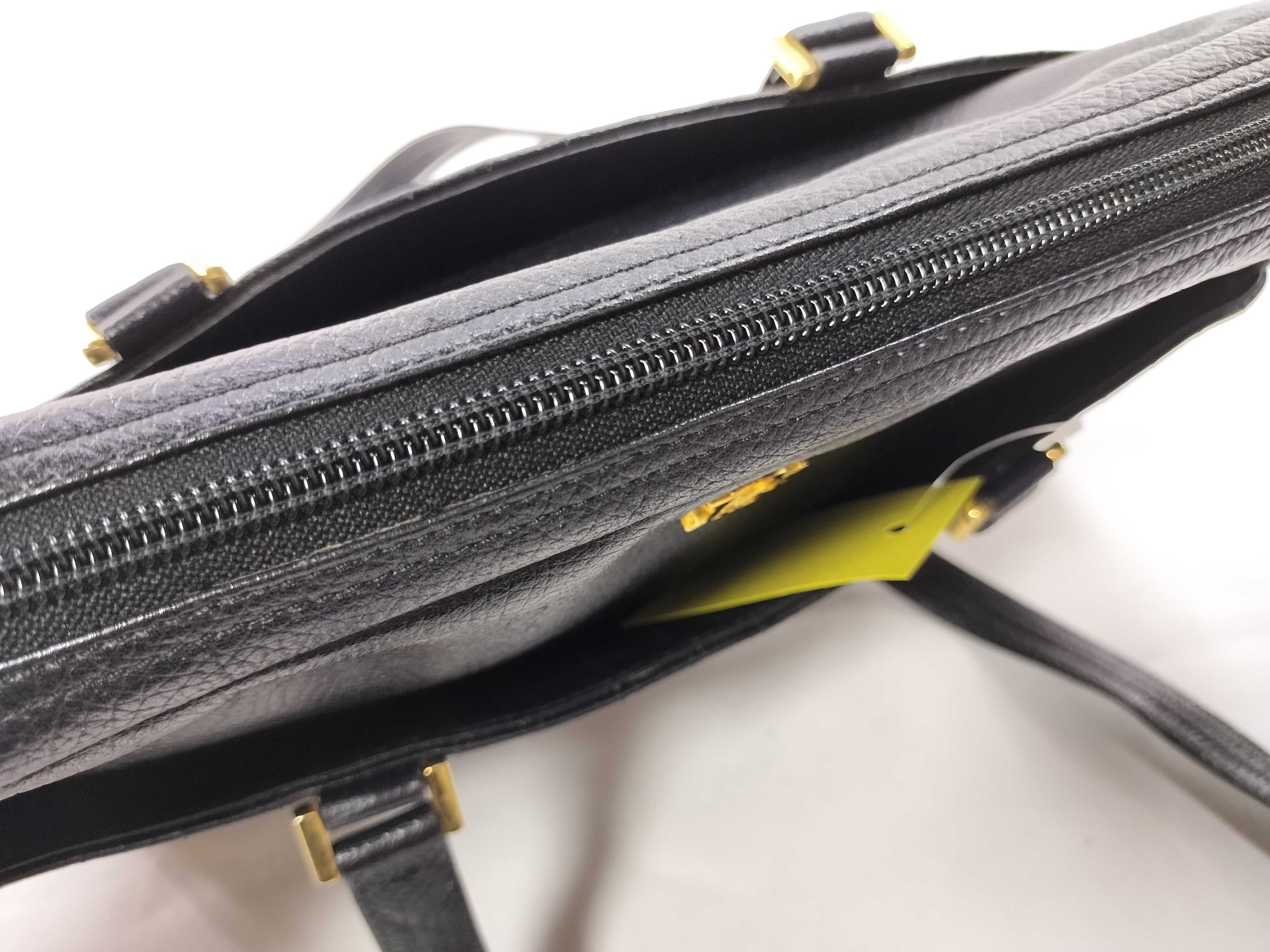 old leather tote bag — view 6
