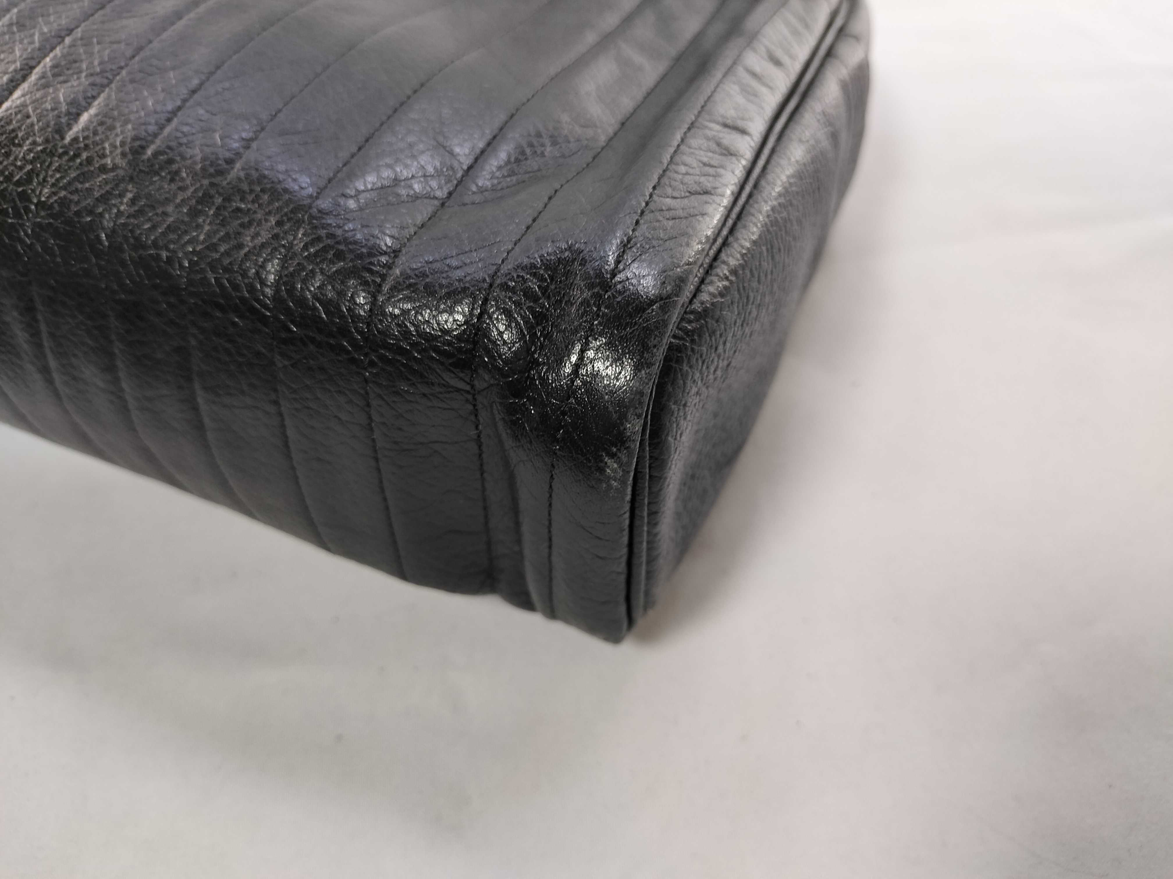 old leather tote bag — view 7
