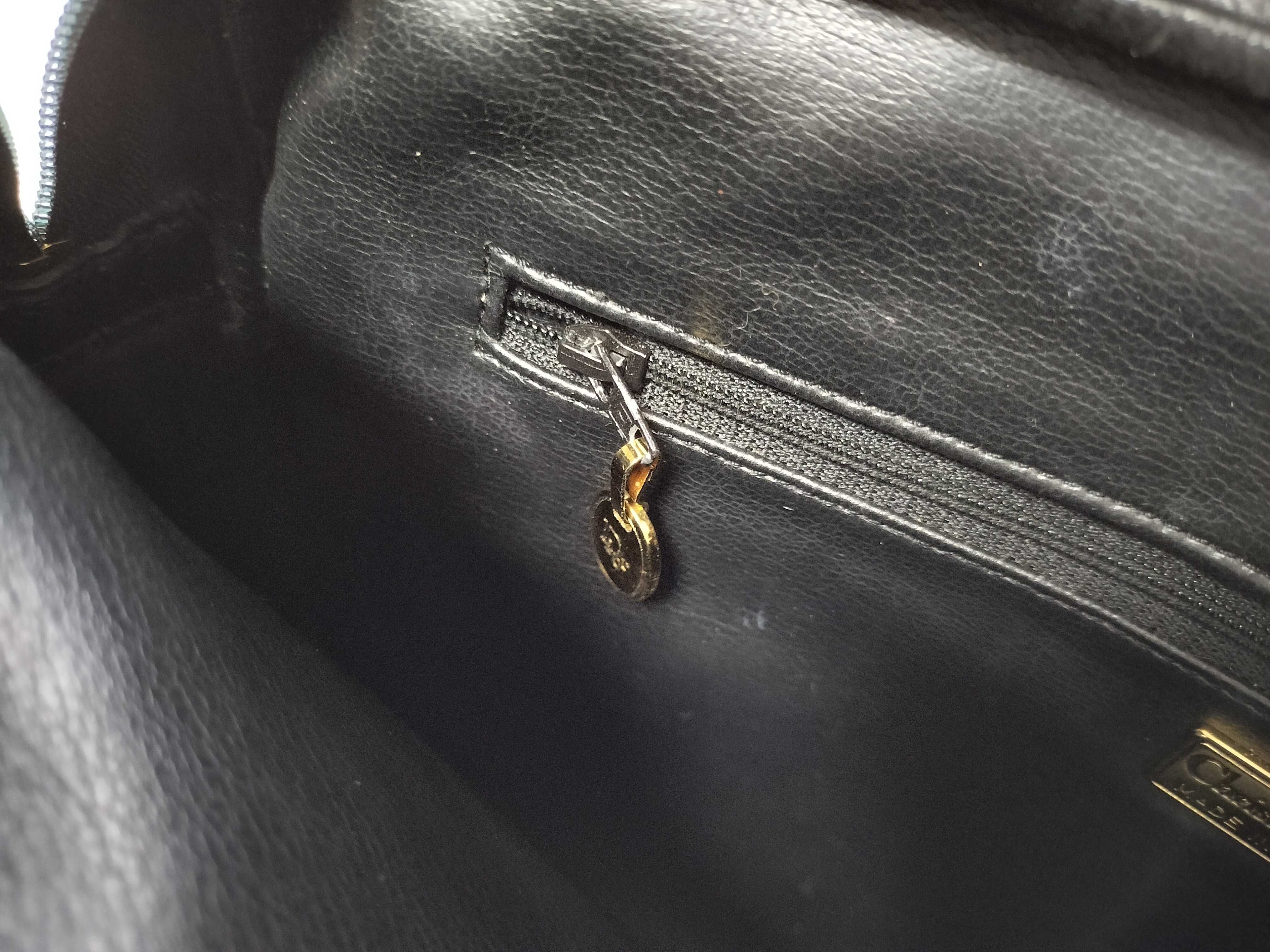 old leather tote bag — view 10