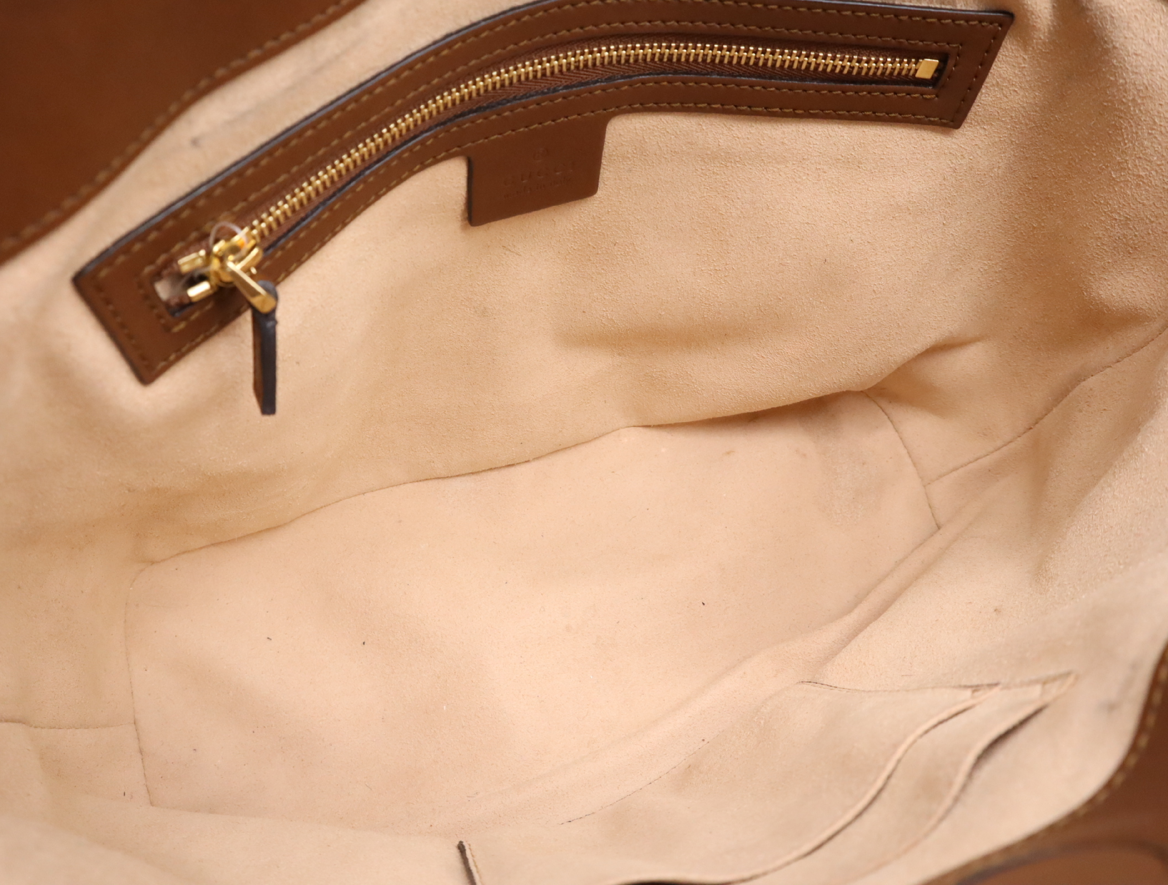 473887 GG Supreme Handbag Khaki Brown Handbag — view 13