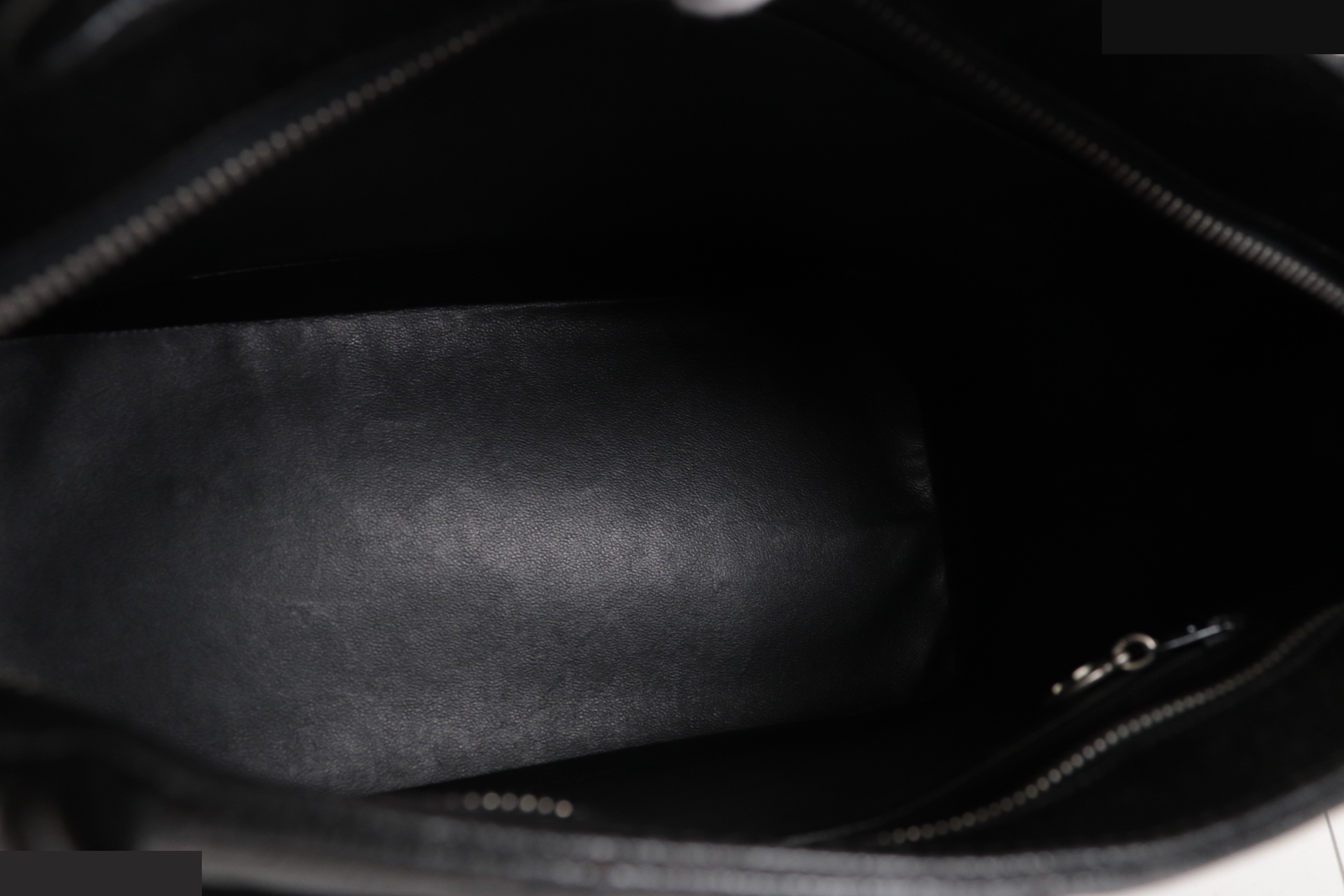 Caviar Reissue Tote Bag, Silver Hardware, Series 6 — view 9
