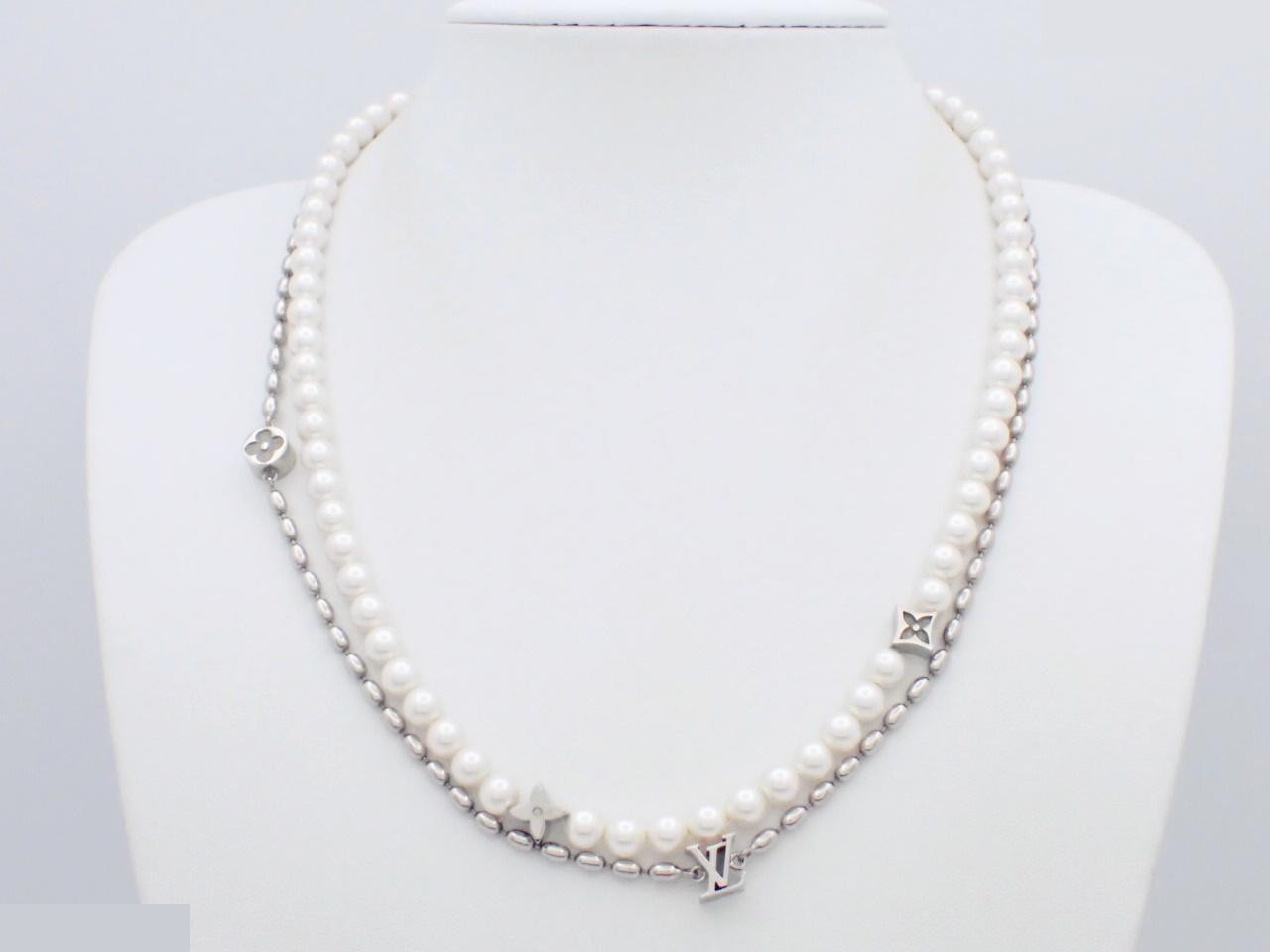 M01781 Necklace - Pearl Fusion Chain (approx. 46cm) — view 3