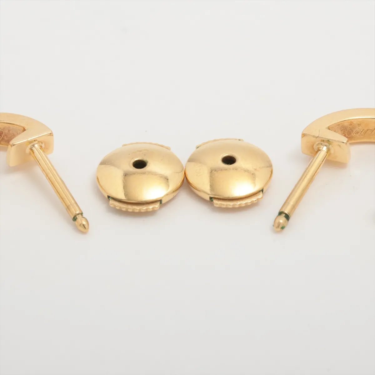 Mini Love Earrings, 750 (Yellow Gold), 3.7g, SG4249. Metal has — view 4