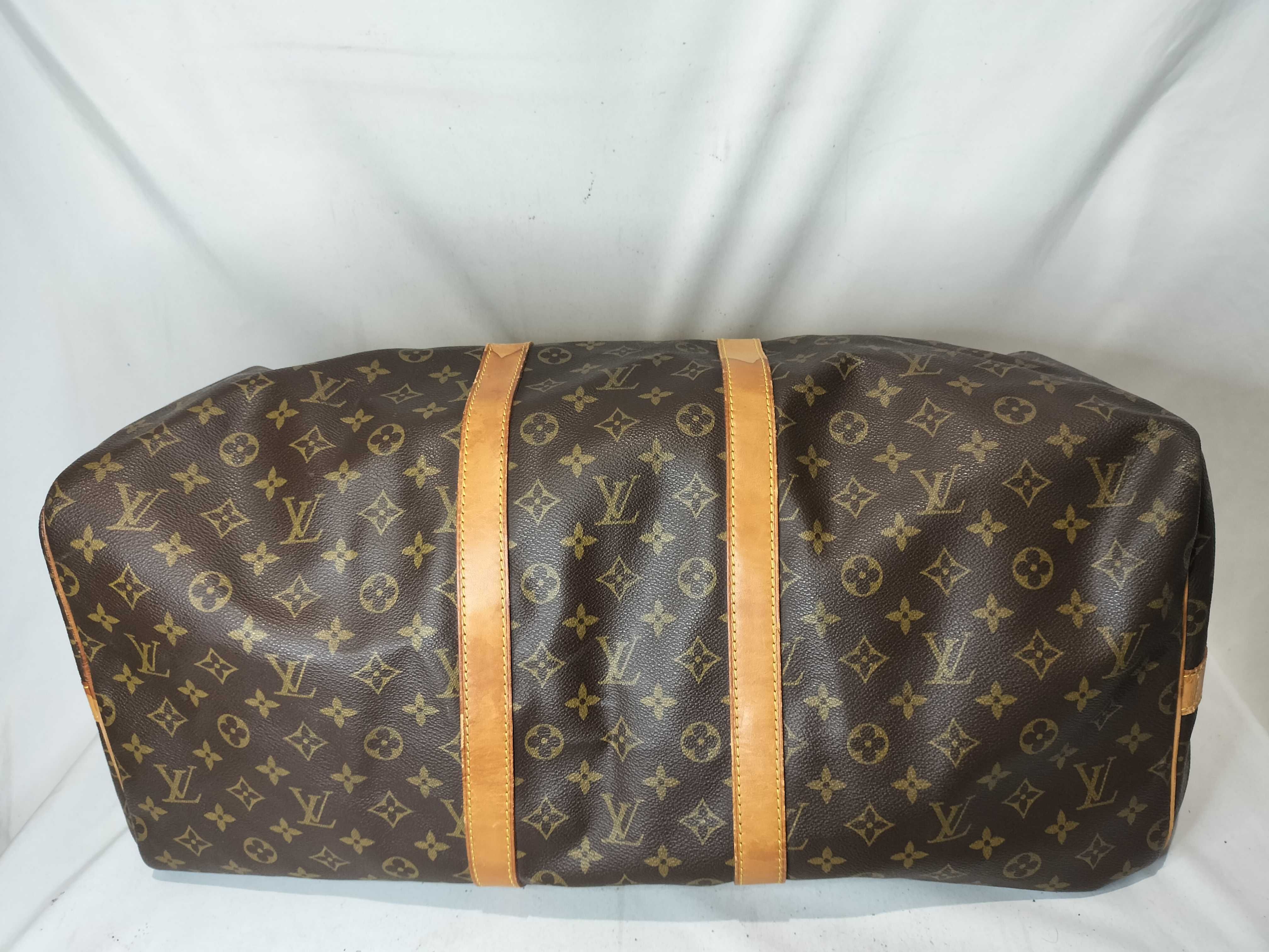 Monogram Keepall Bandoulière 55 Boston Bag — view 7