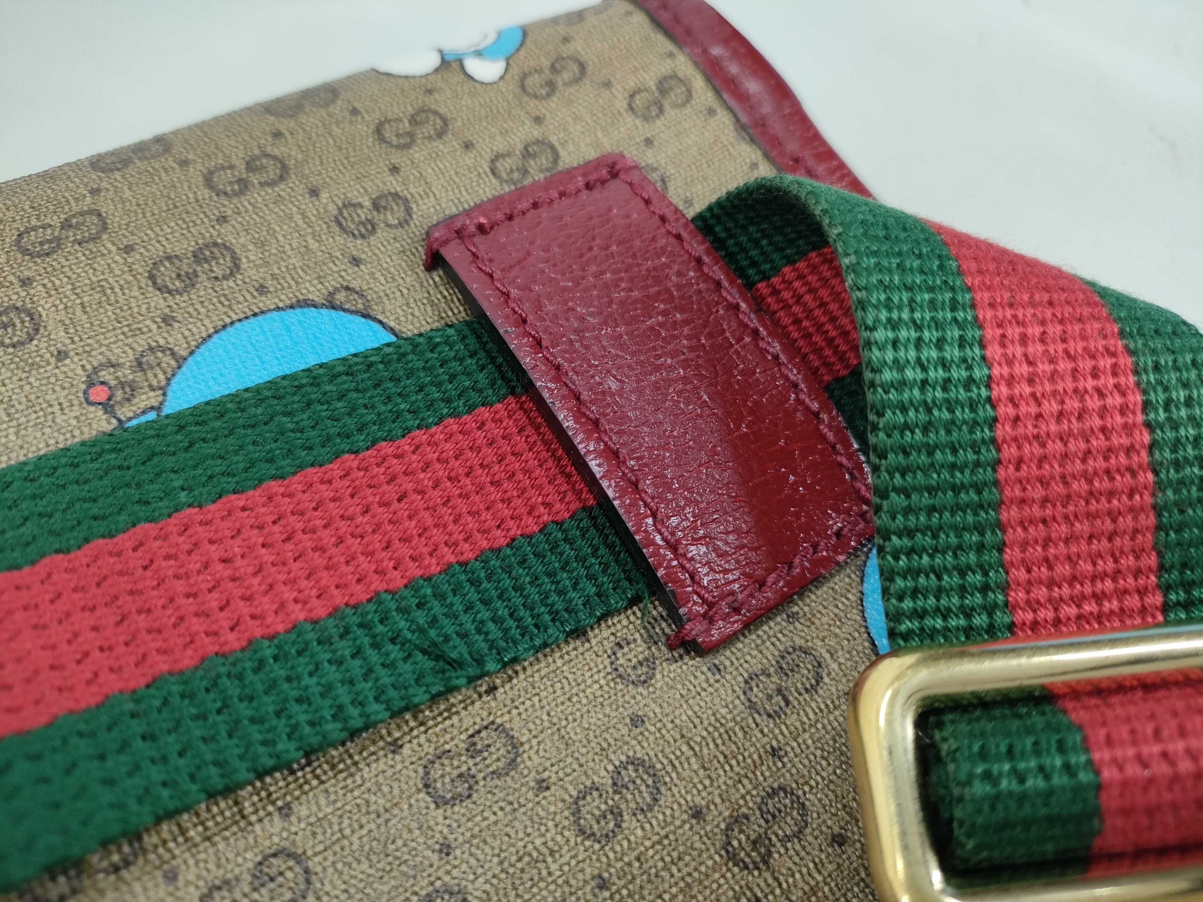 Interlocking G Doraemon Collaboration Body Bag PVC x Leather Multicolor 647817 Shoulder Bag — view 7