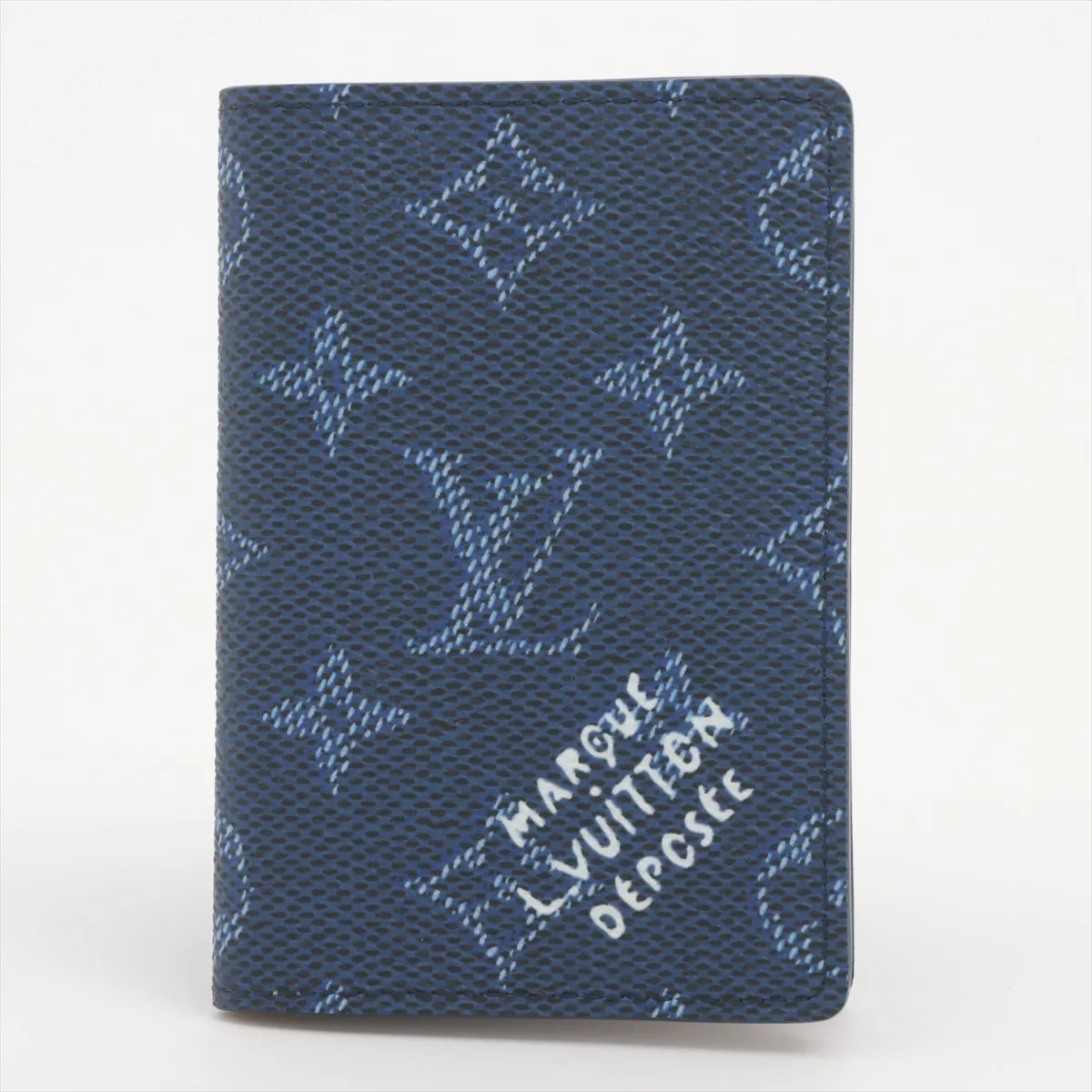 Monogram Heritage Organizer de Poche Model Number Navy M26841RFID Reactive