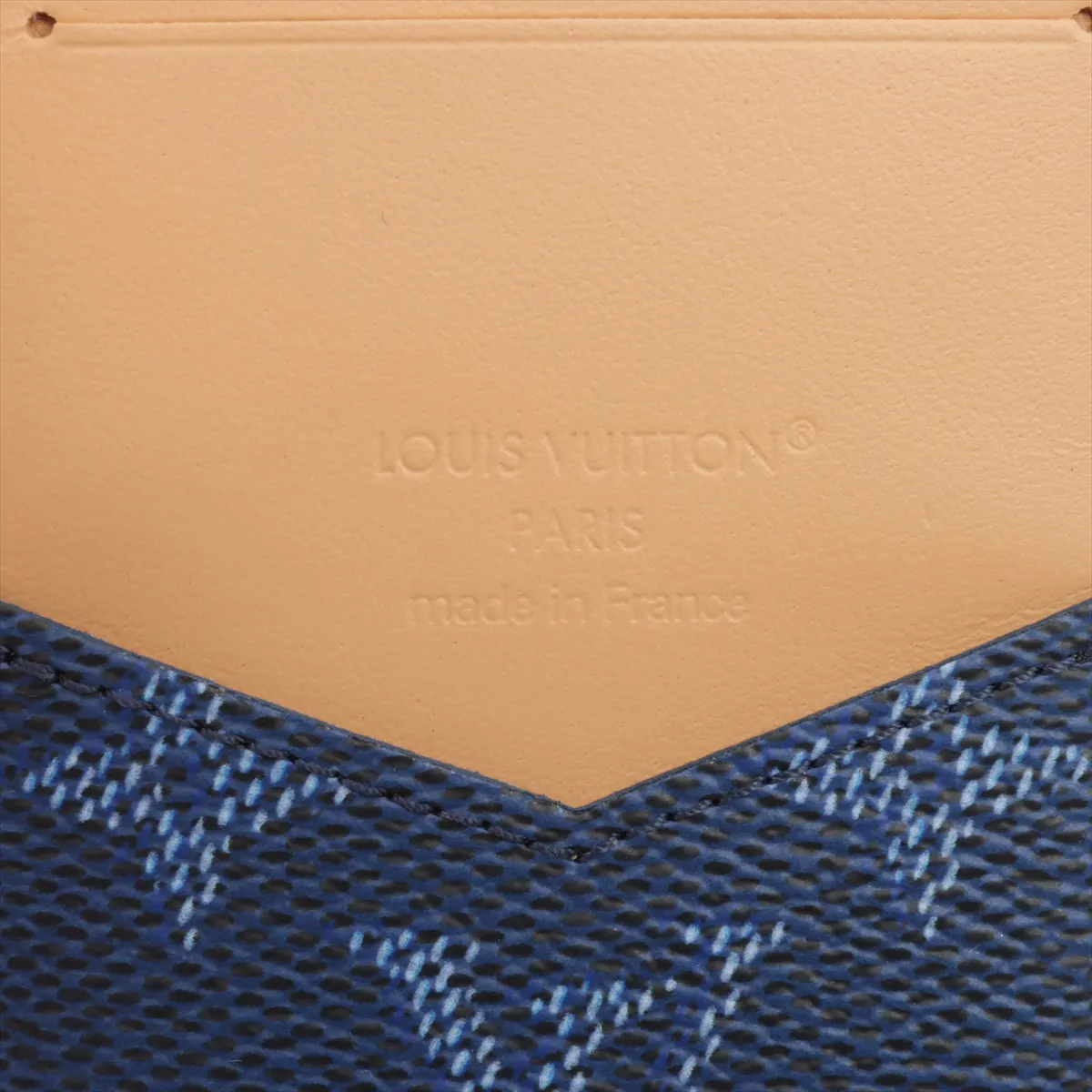 Monogram Heritage Organizer de Poche Model Number Navy M26841RFID Reactive — view 8