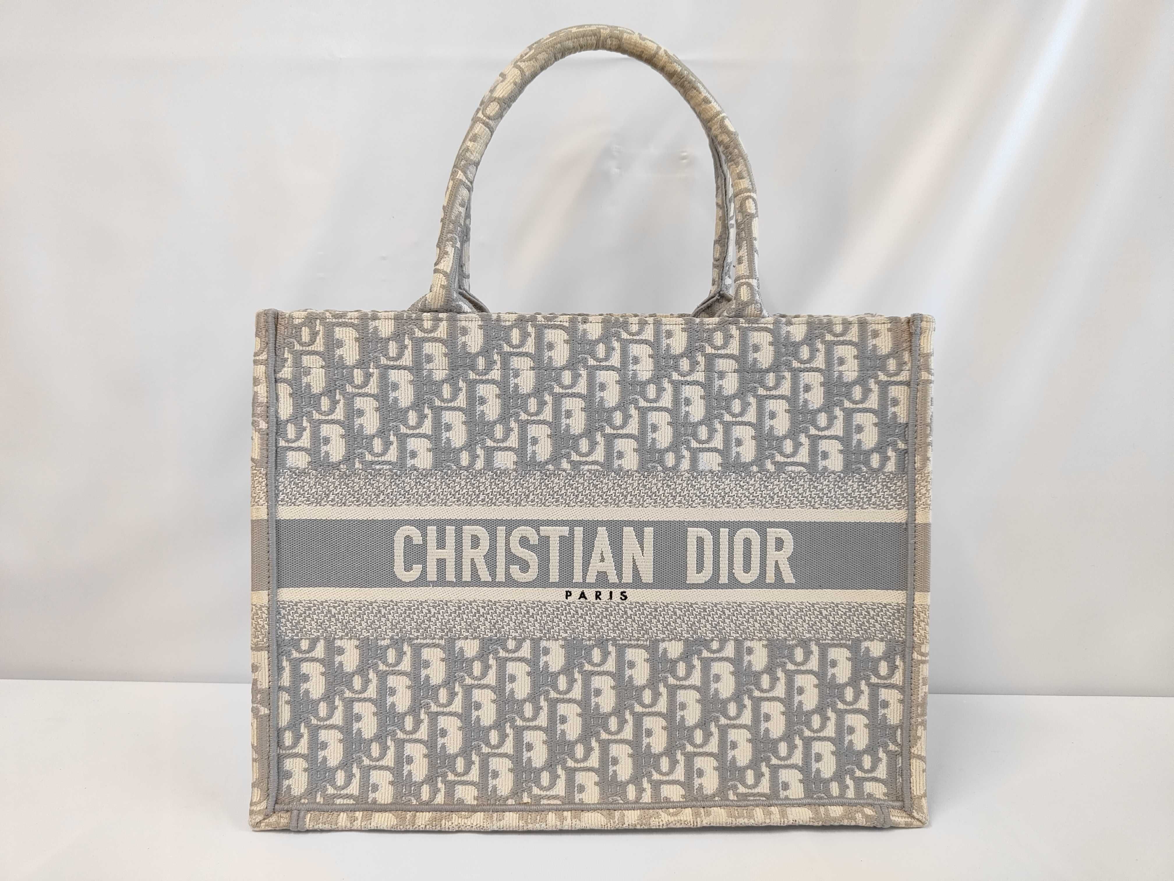 Grey Oblique Book Tote M1296ZRIW_M20I Tote Bag