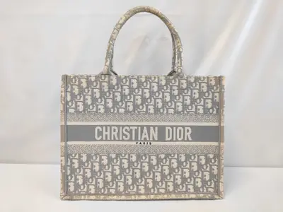 Grey Oblique Book Tote M1296ZRIW_M20I Tote Bag