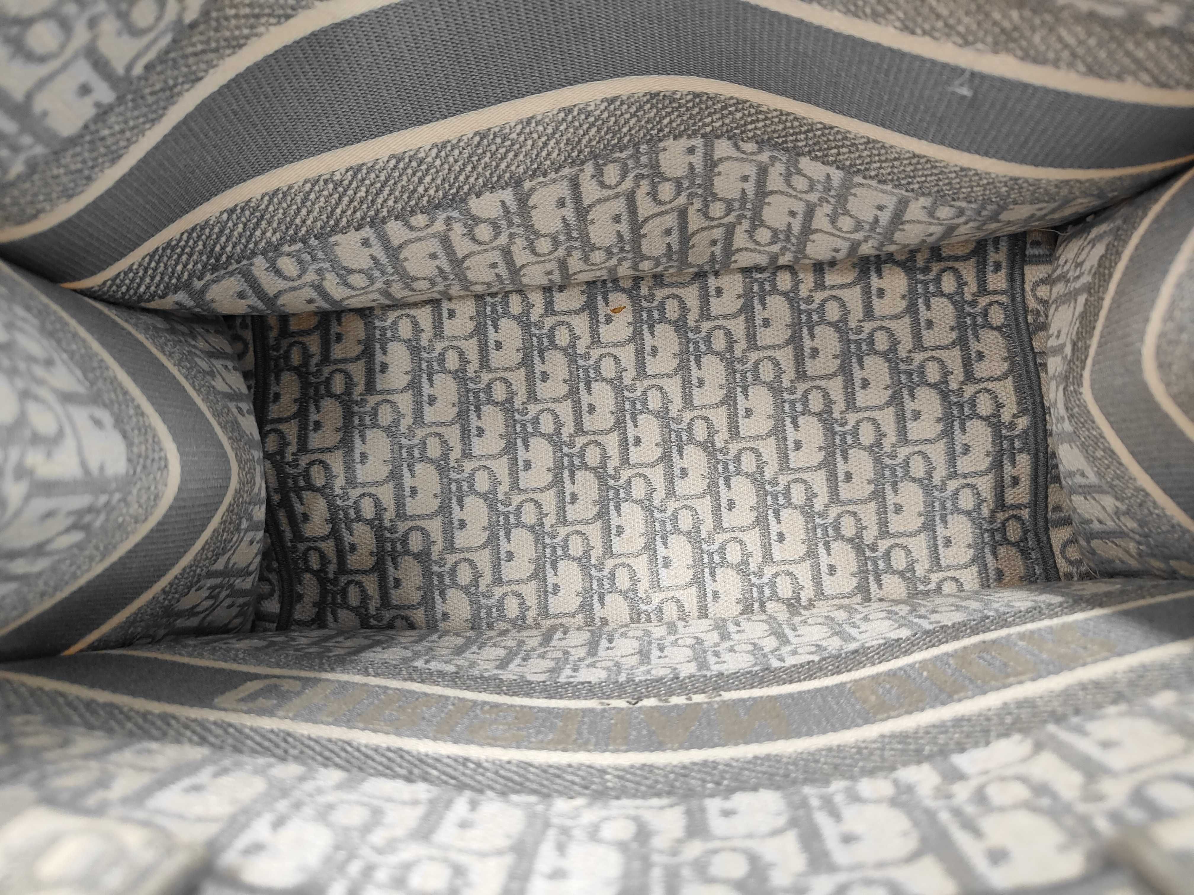 Grey Oblique Book Tote M1296ZRIW_M20I Tote Bag — view 8