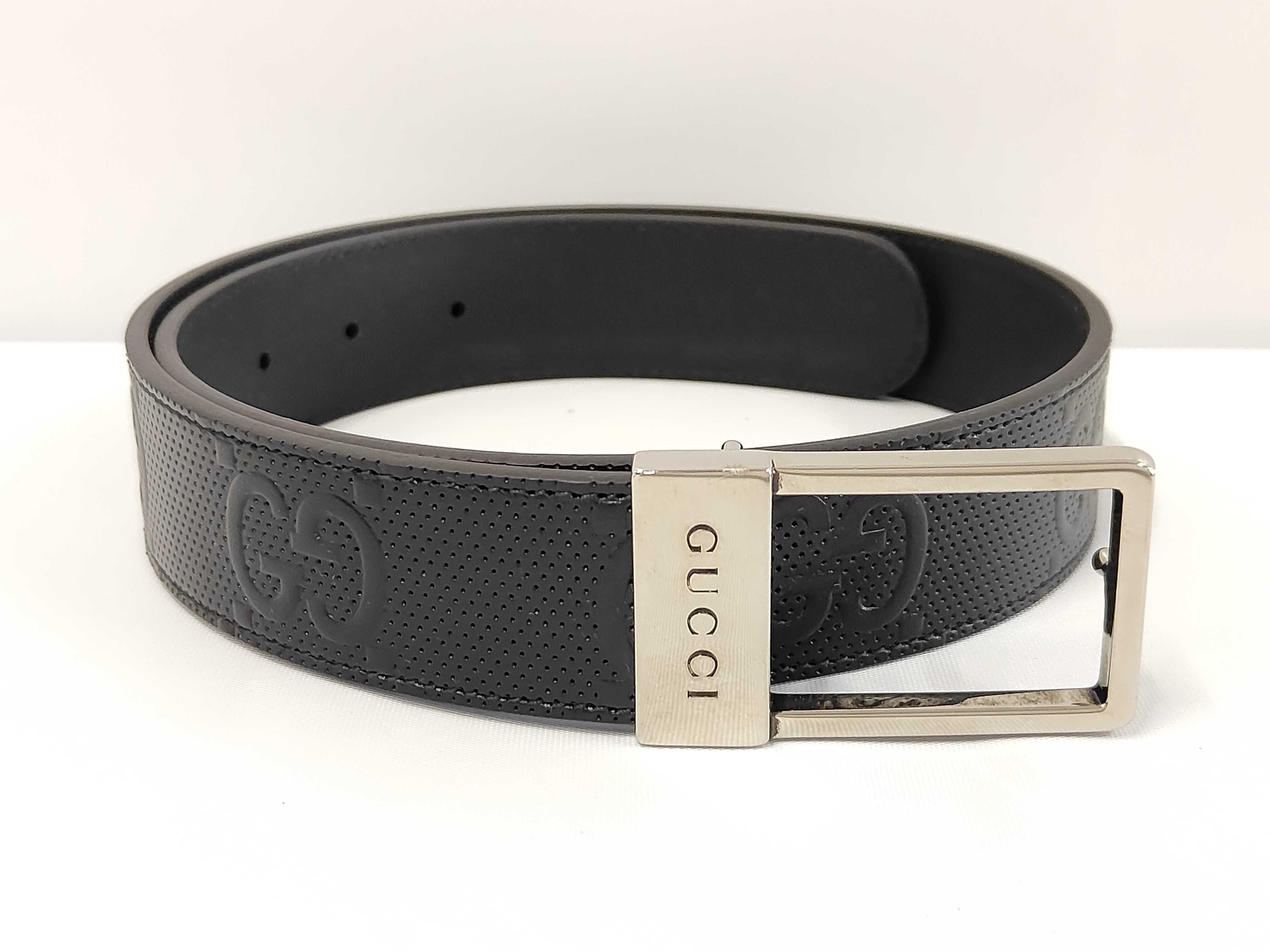 Unused GG Embossed Belt