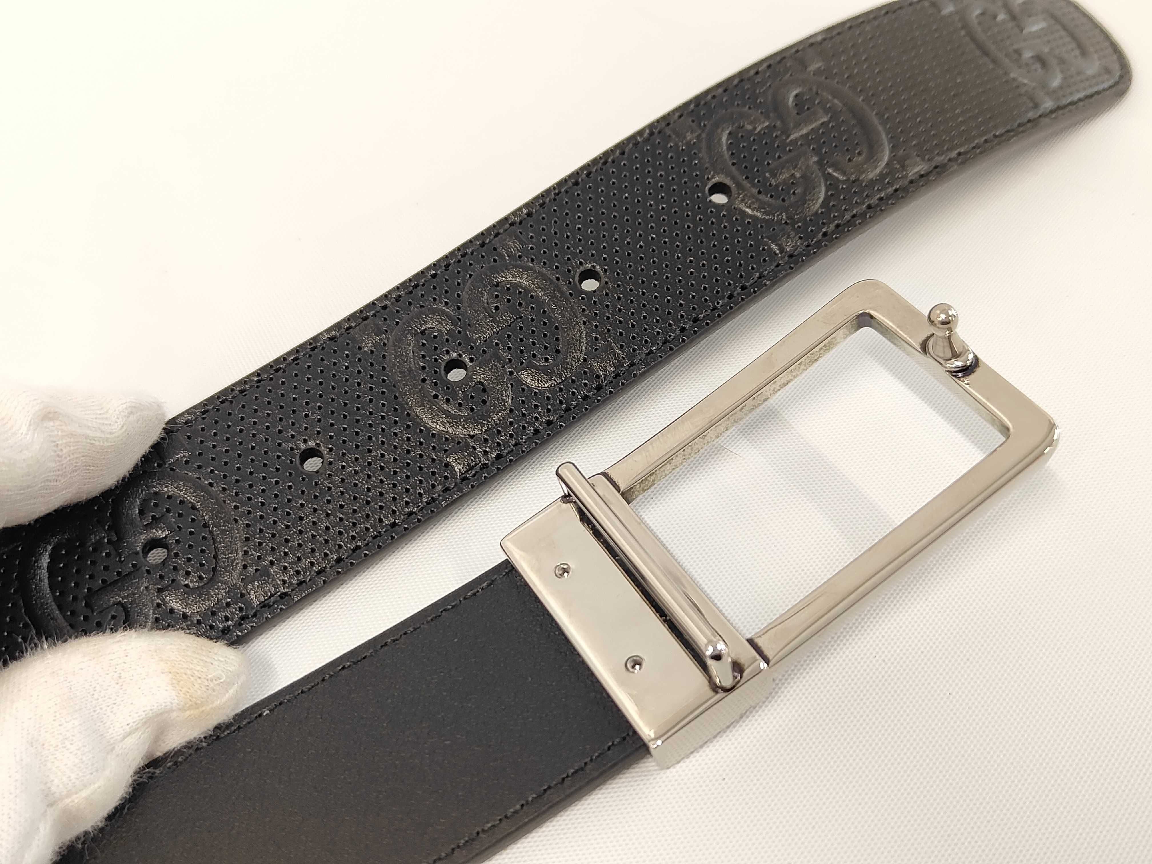 Unused GG Embossed Belt — view 4