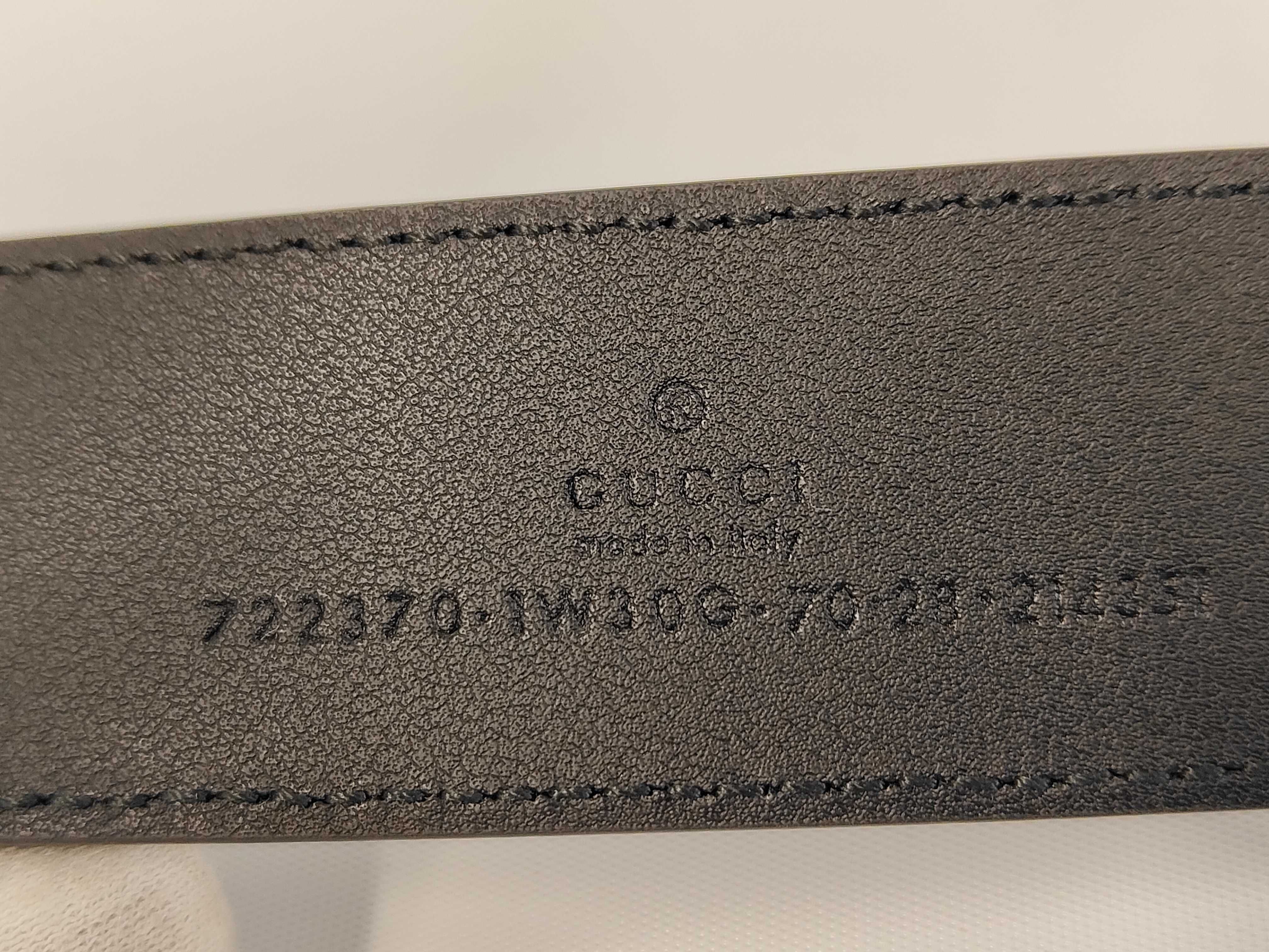 Unused GG Embossed Belt — view 6