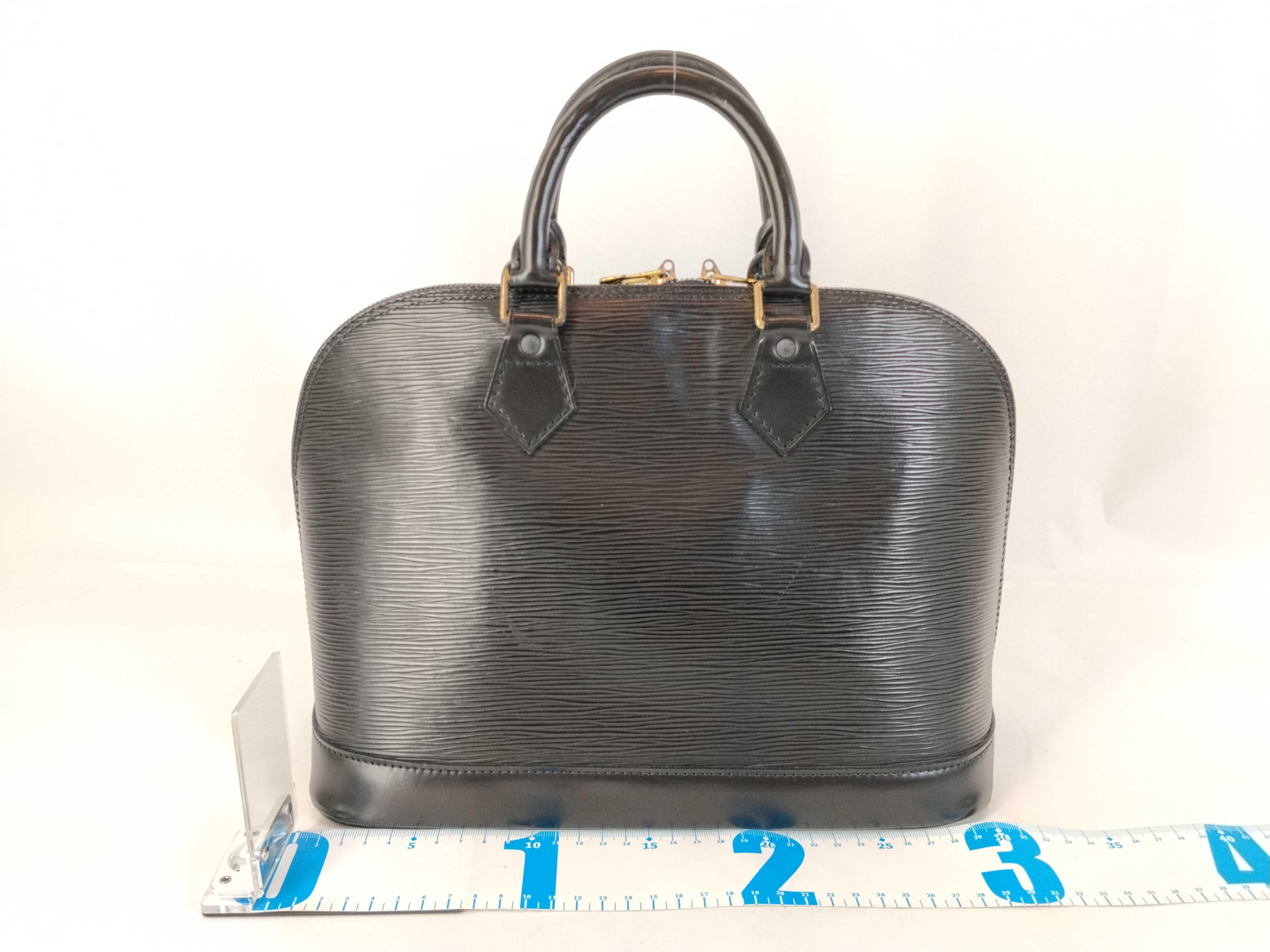 Epi M52142 Alma PM Epi Black Handbag — view 2