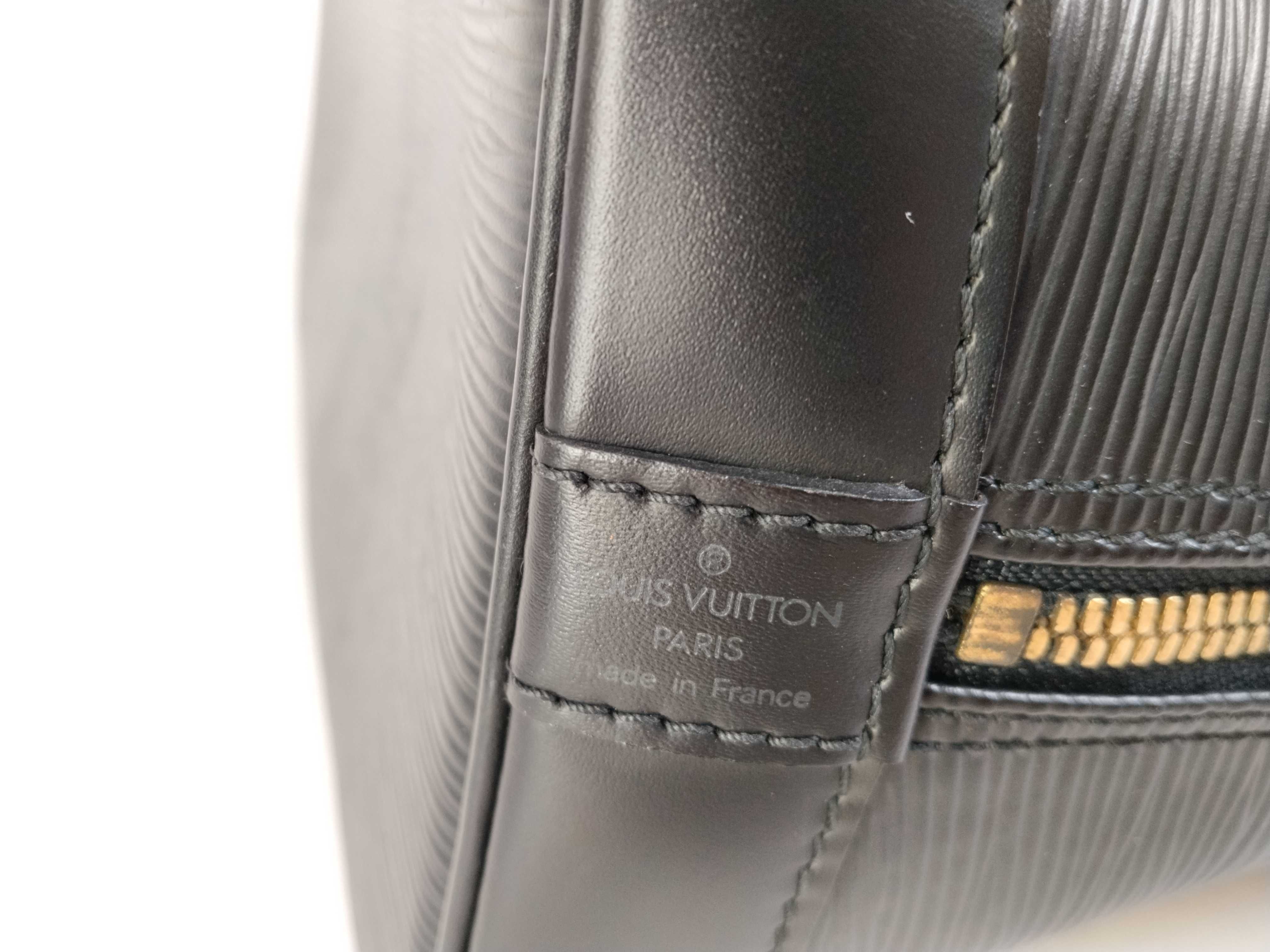 Epi M52142 Alma PM Epi Black Handbag — view 12