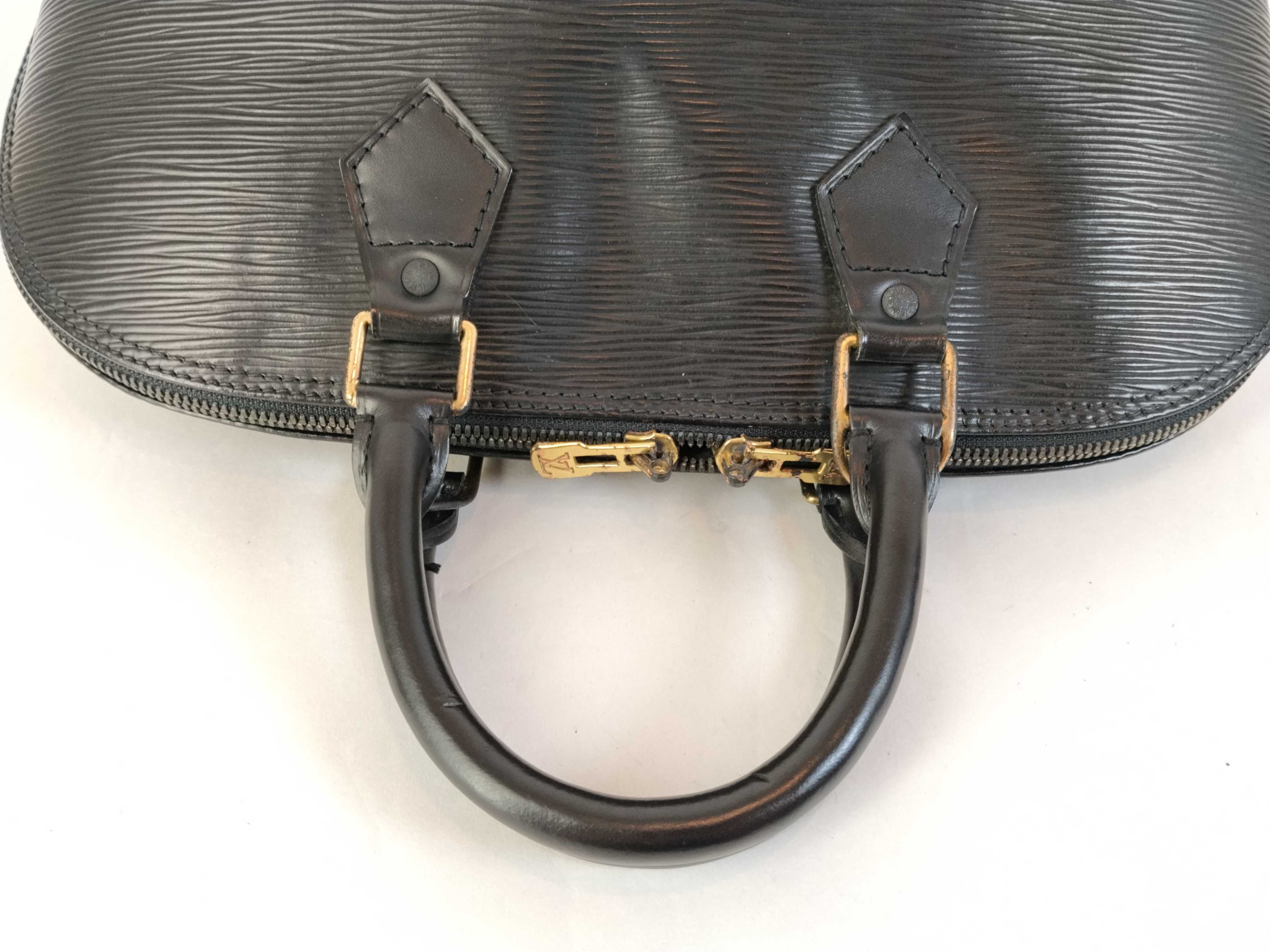 Epi M52142 Alma PM Epi Black Handbag — view 3
