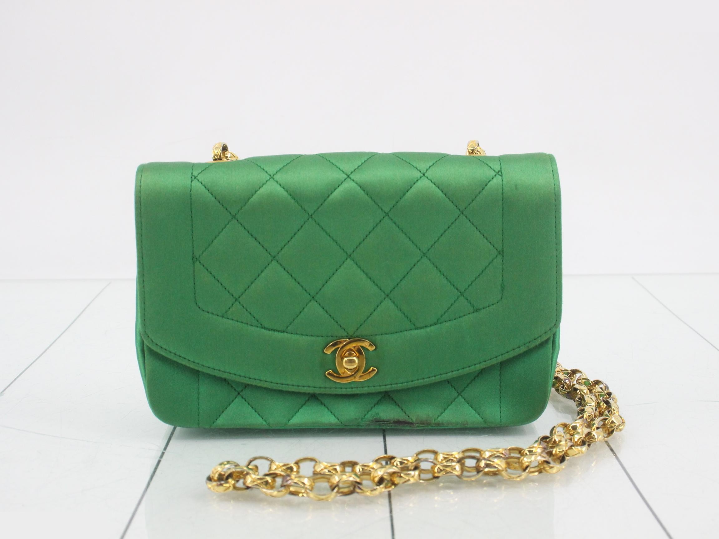 Diana Satin Shoulder Bag