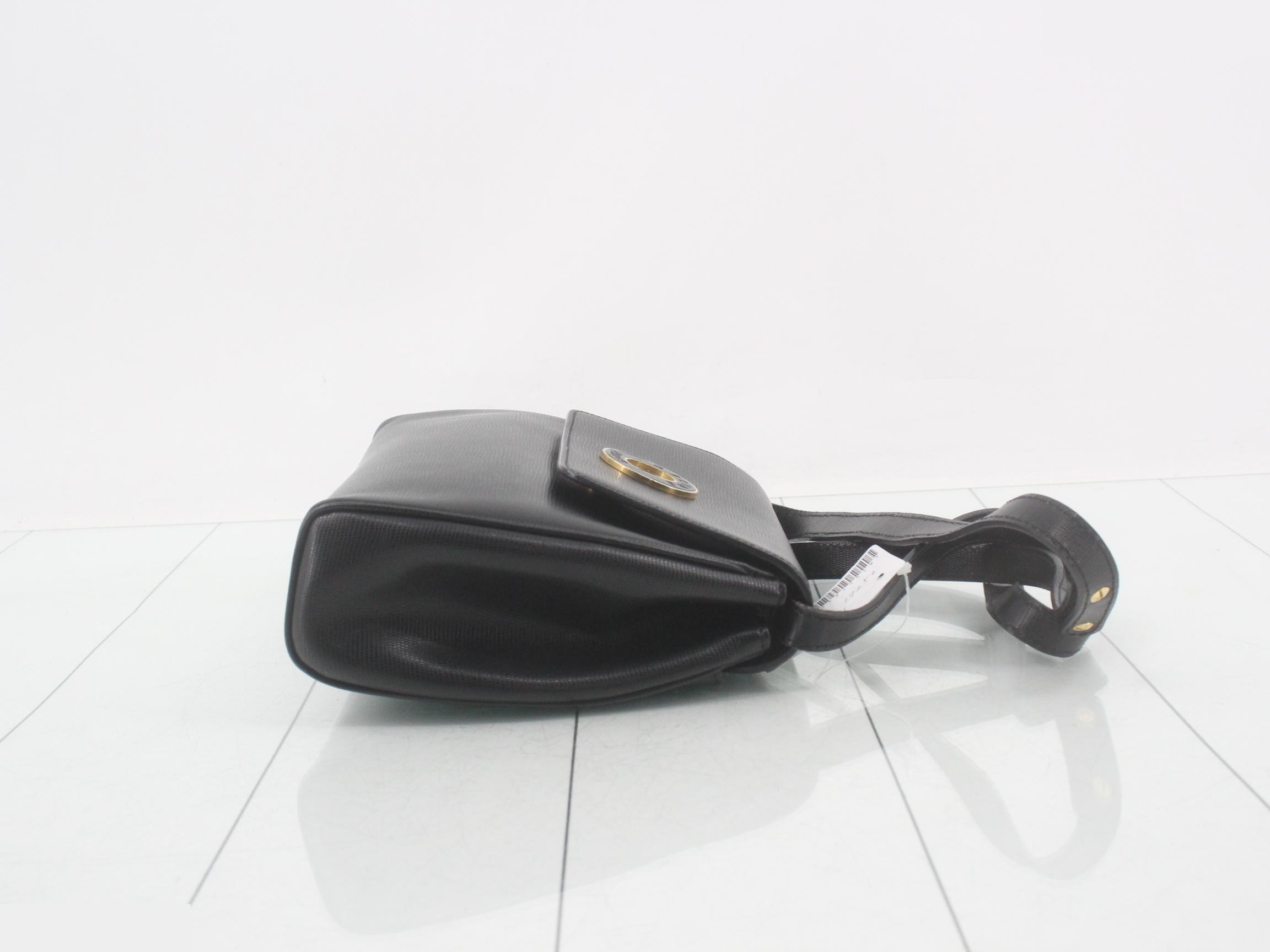 Shoulder bag, leather, black — view 3