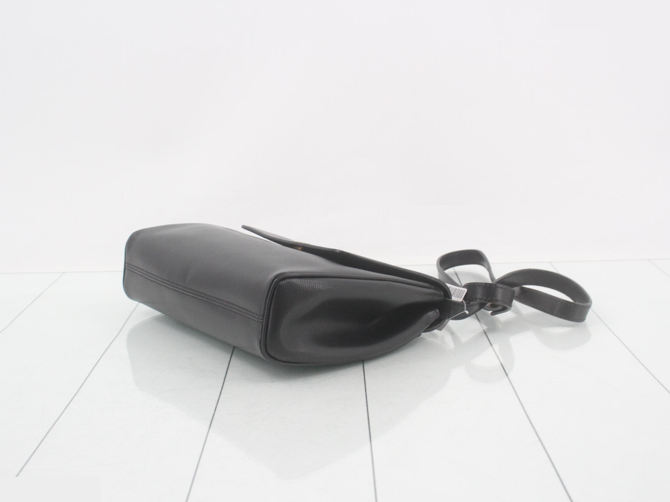 Shoulder bag, leather, black — view 6