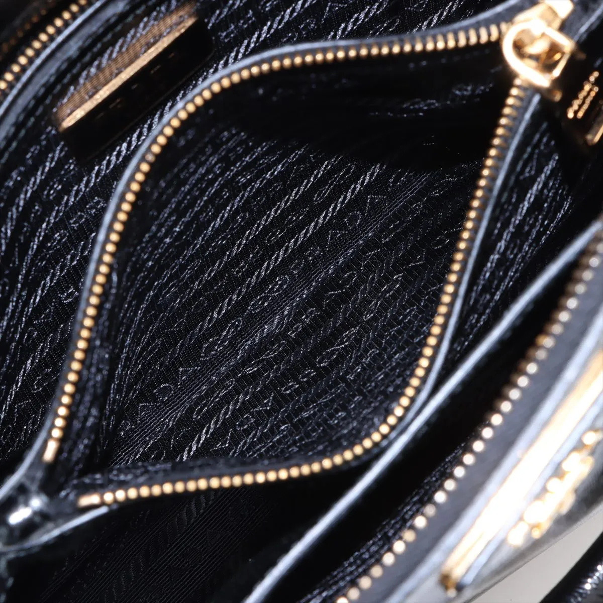 patent leather 2WAY handbag black — view 11