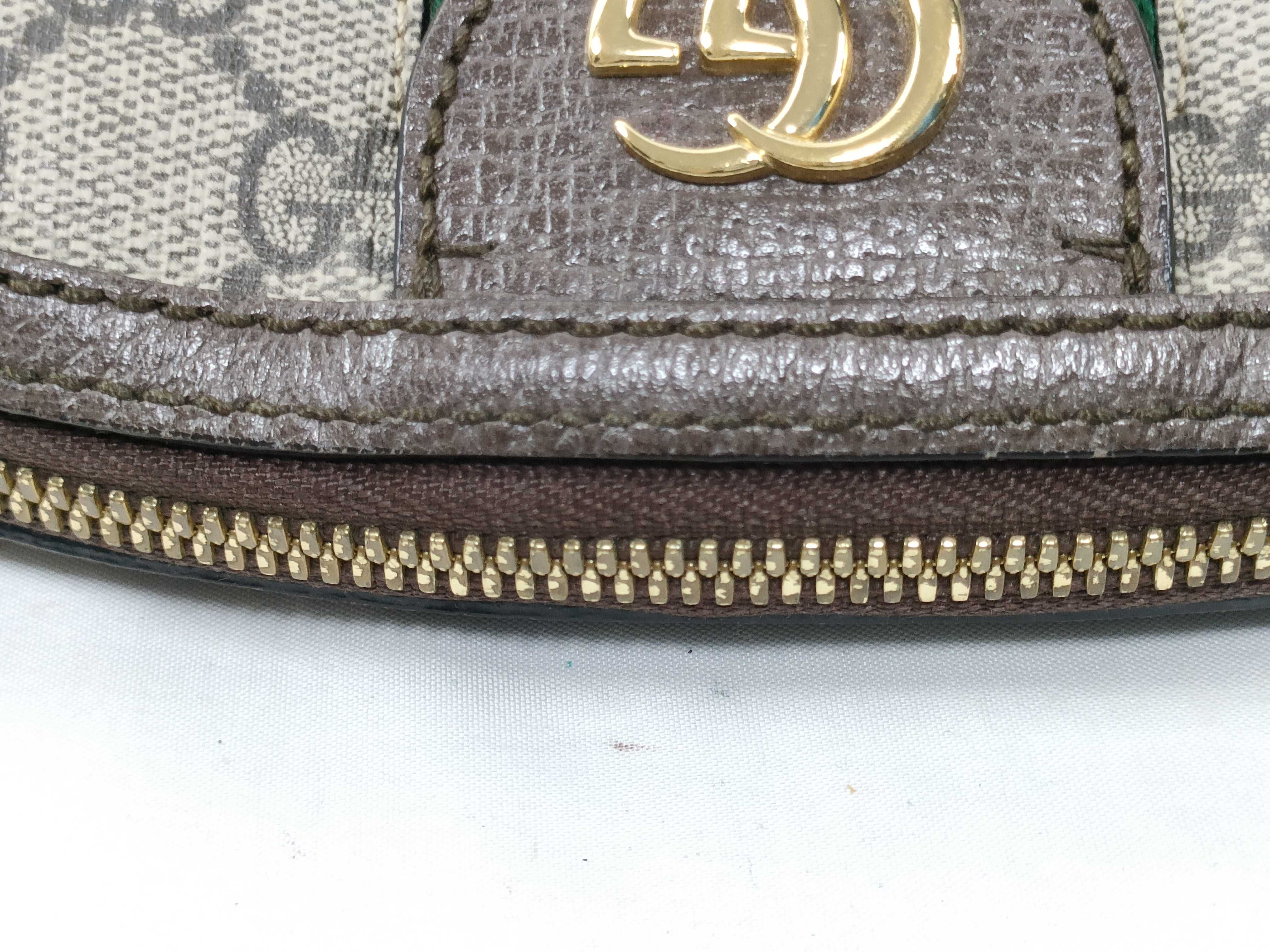 GG Supreme Ophidia PVC x Leather Shoulder Bag, Brown, 499621 (Shoulder Bag) — view 7