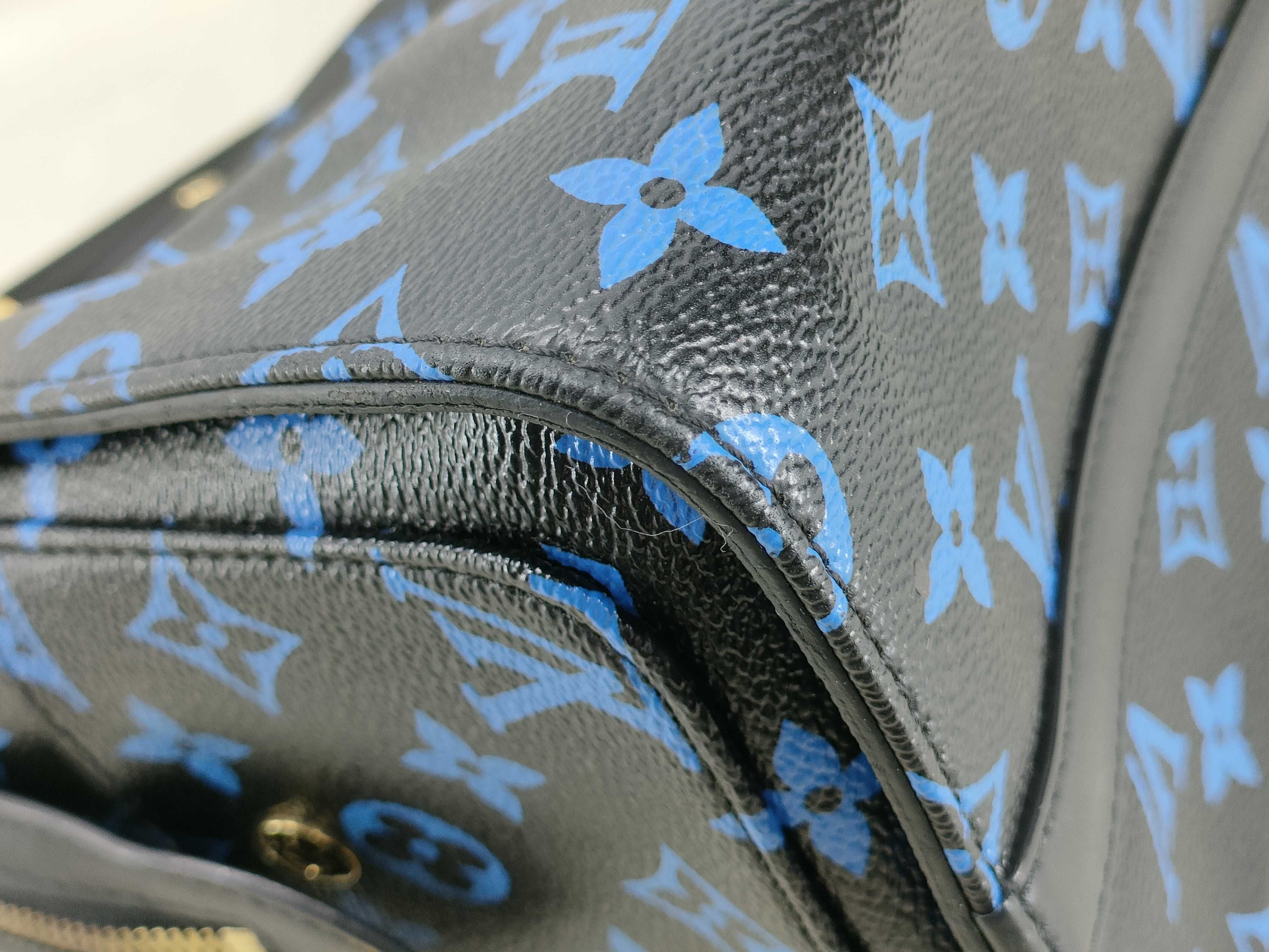 LV Monogram Speedy Amazon PM M42208 FO0136 Boston Bag with Name Tag — view 4