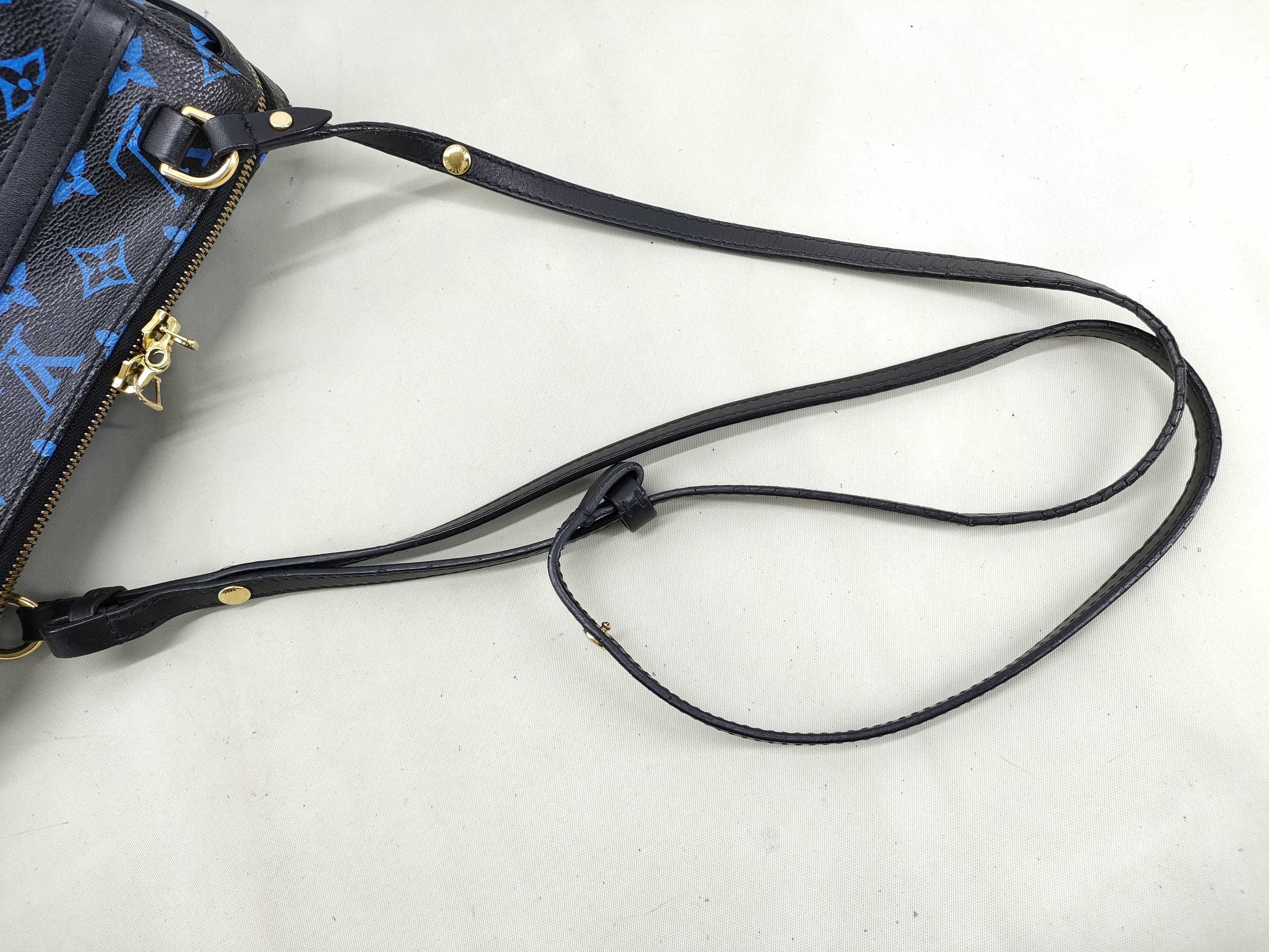 LV Monogram Speedy Amazon PM M42208 FO0136 Boston Bag with Name Tag — view 5
