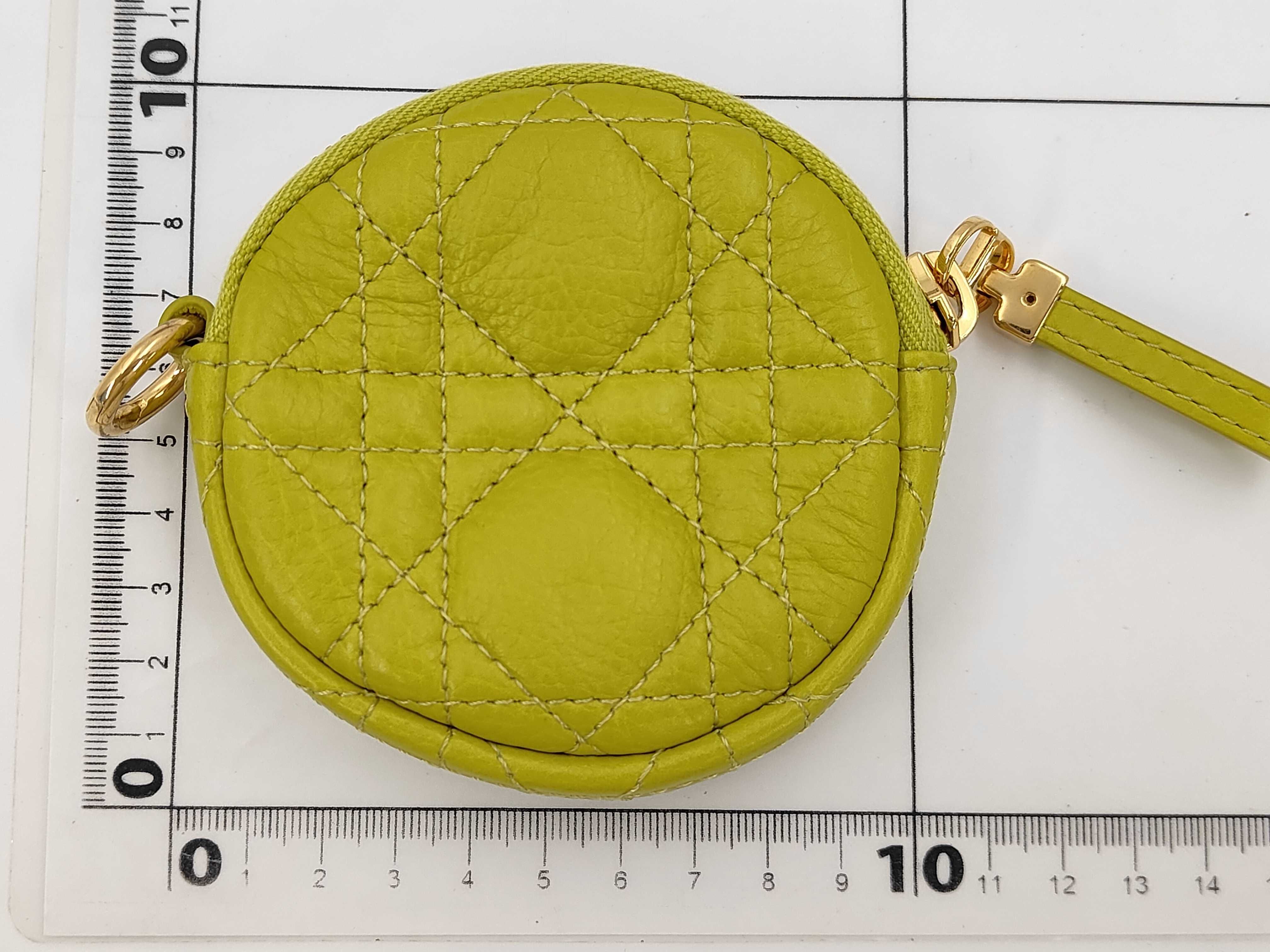 CD Icon Mini Pouch Coin Case Cannage Coin Case — view 2