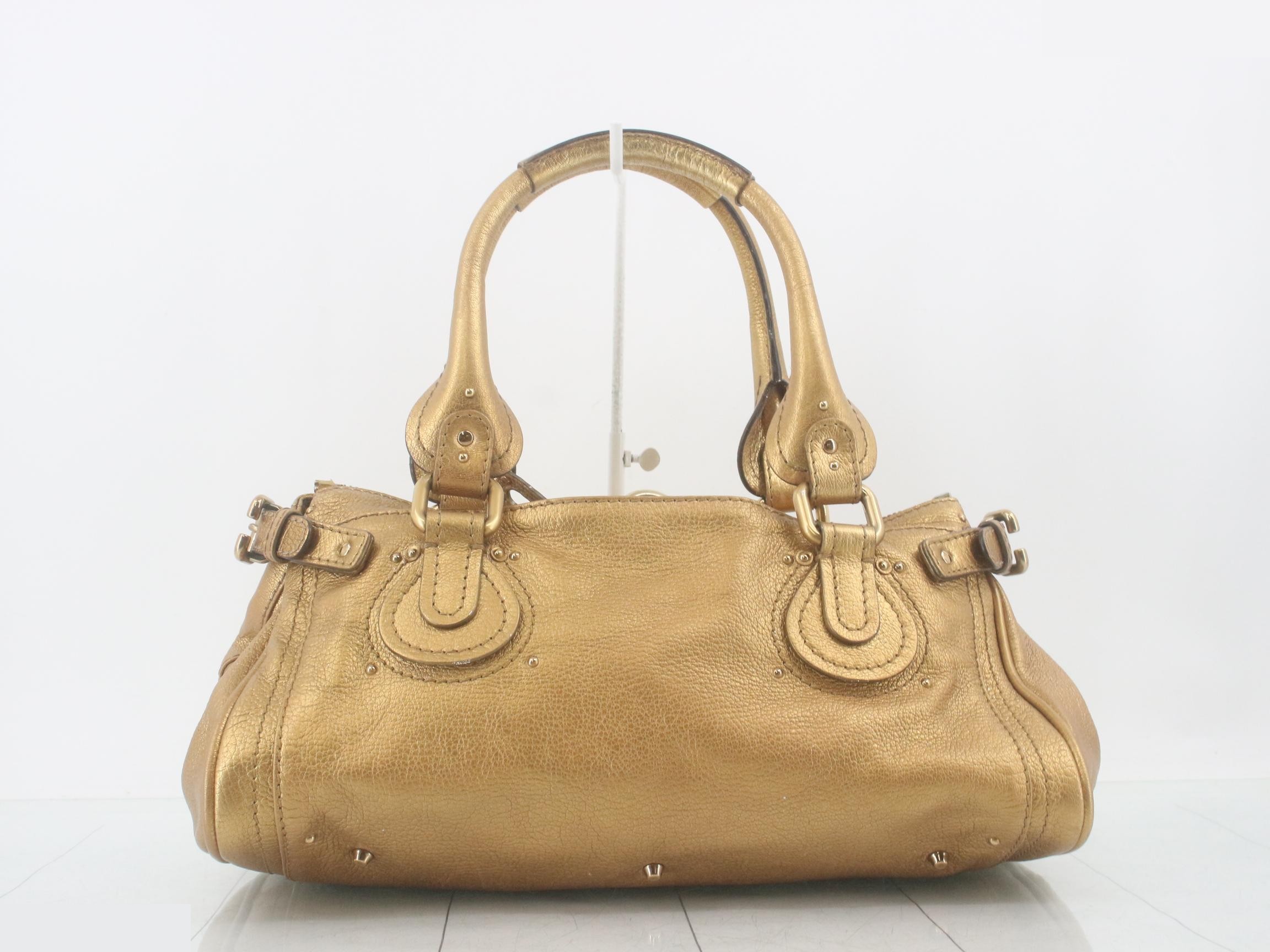 Paddington handbag, gold — view 2