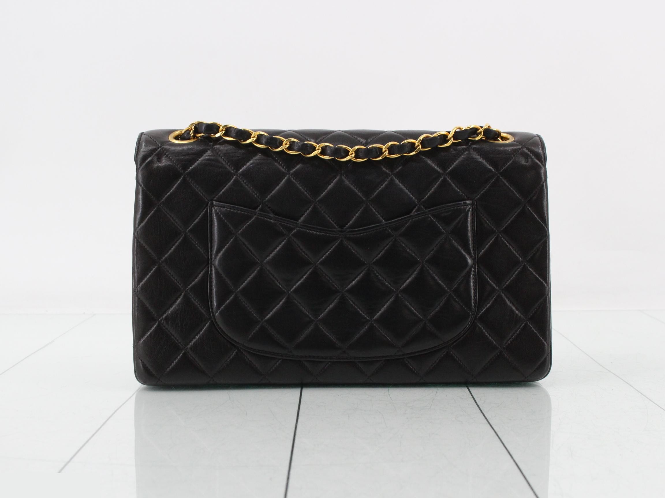 Lambskin Paris Matelassé Chain Shoulder Bag — view 2