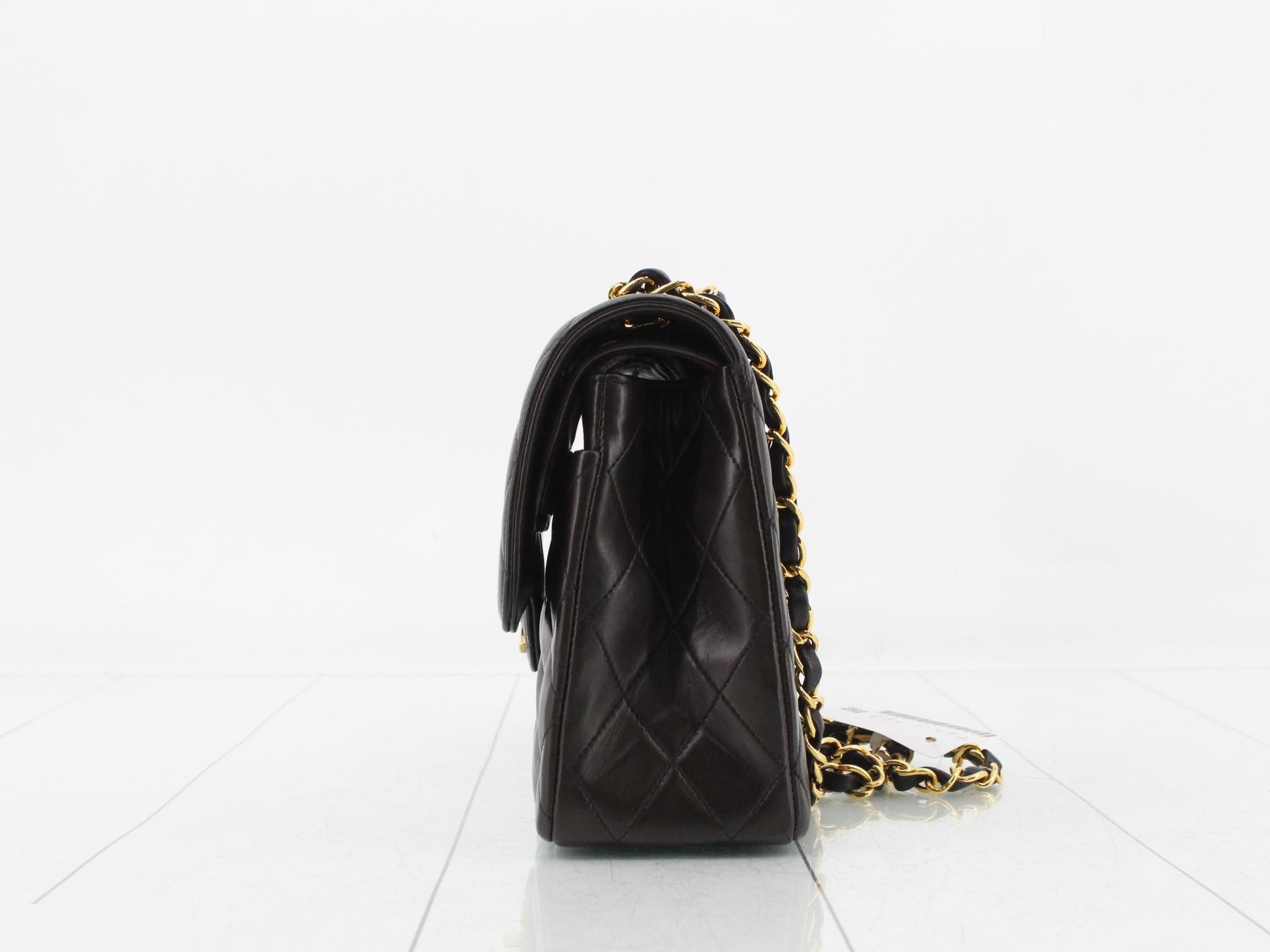 Lambskin Paris Matelassé Chain Shoulder Bag — view 3