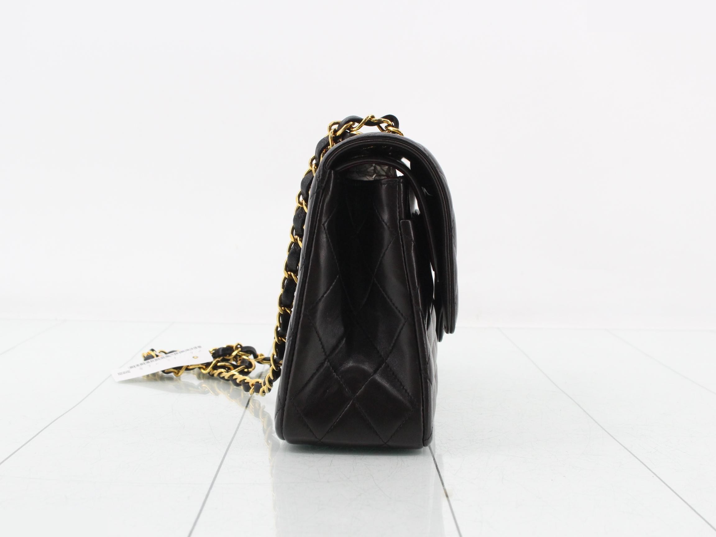 Lambskin Paris Matelassé Chain Shoulder Bag — view 4