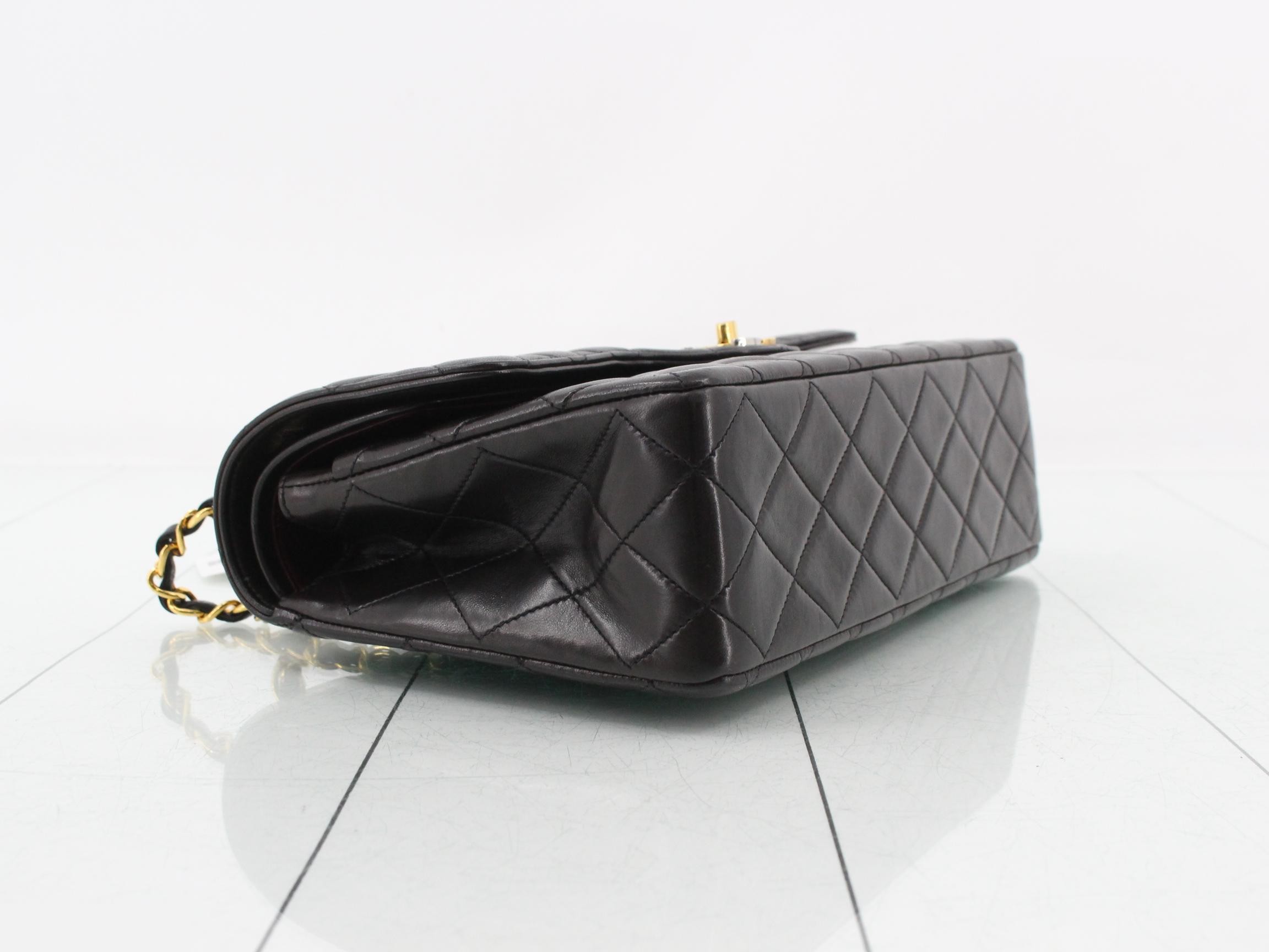 Lambskin Paris Matelassé Chain Shoulder Bag — view 5