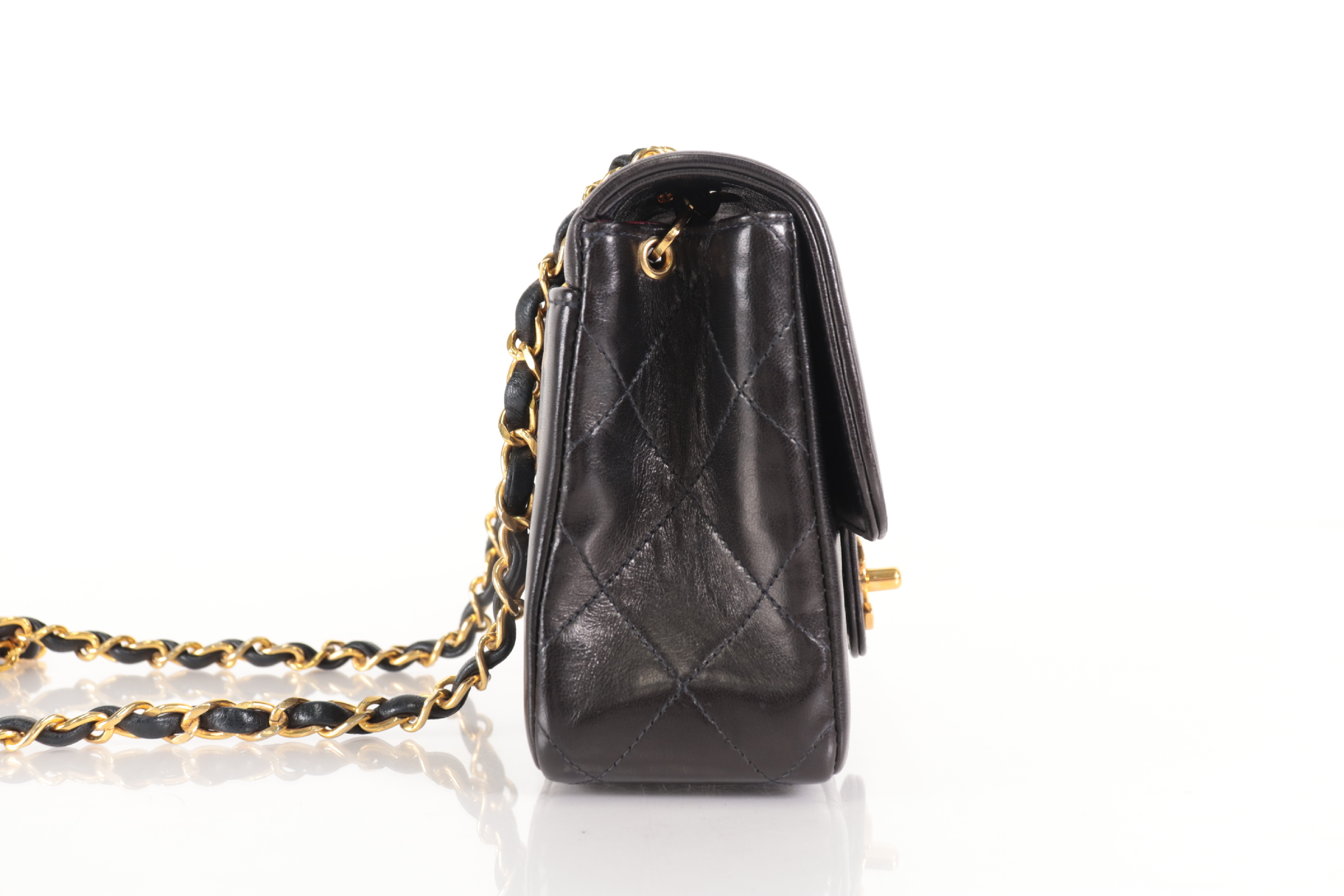 Lambskin Mini Chain Shoulder Bag (Series 3) — view 4